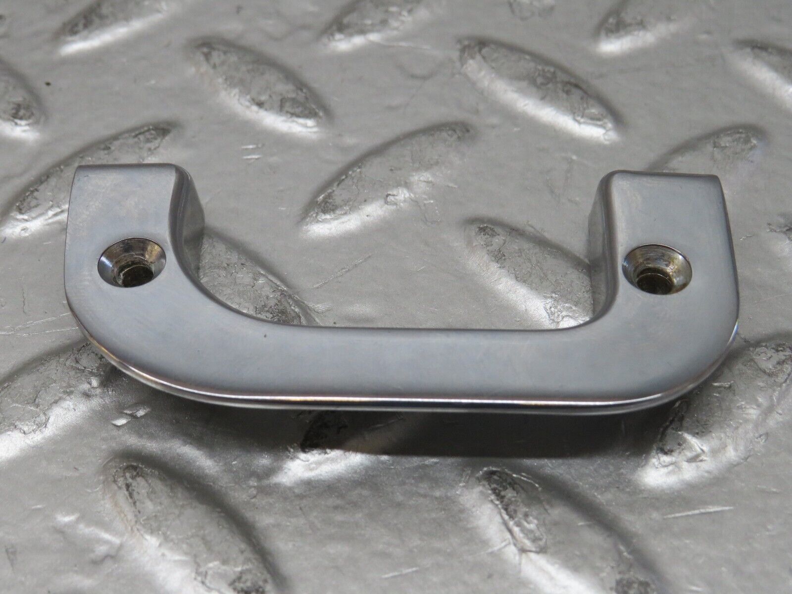 26798 Mercedes-Benz W123 240D Right Interior Door Chrome Latch Trim 1237230224