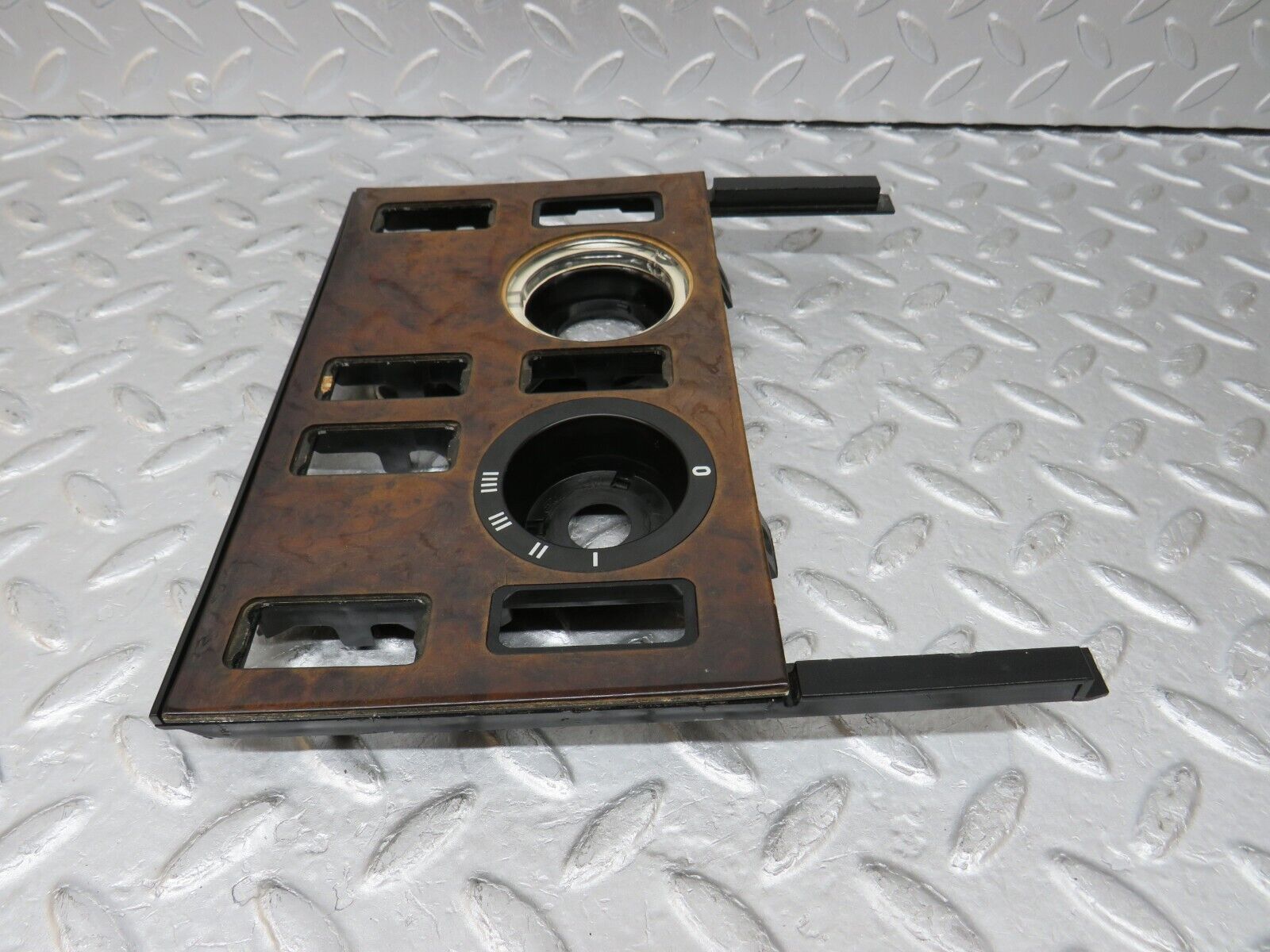 36001 Mercedes-Benz W126 420SE Heater Control Panel Wood Trim 1266830375