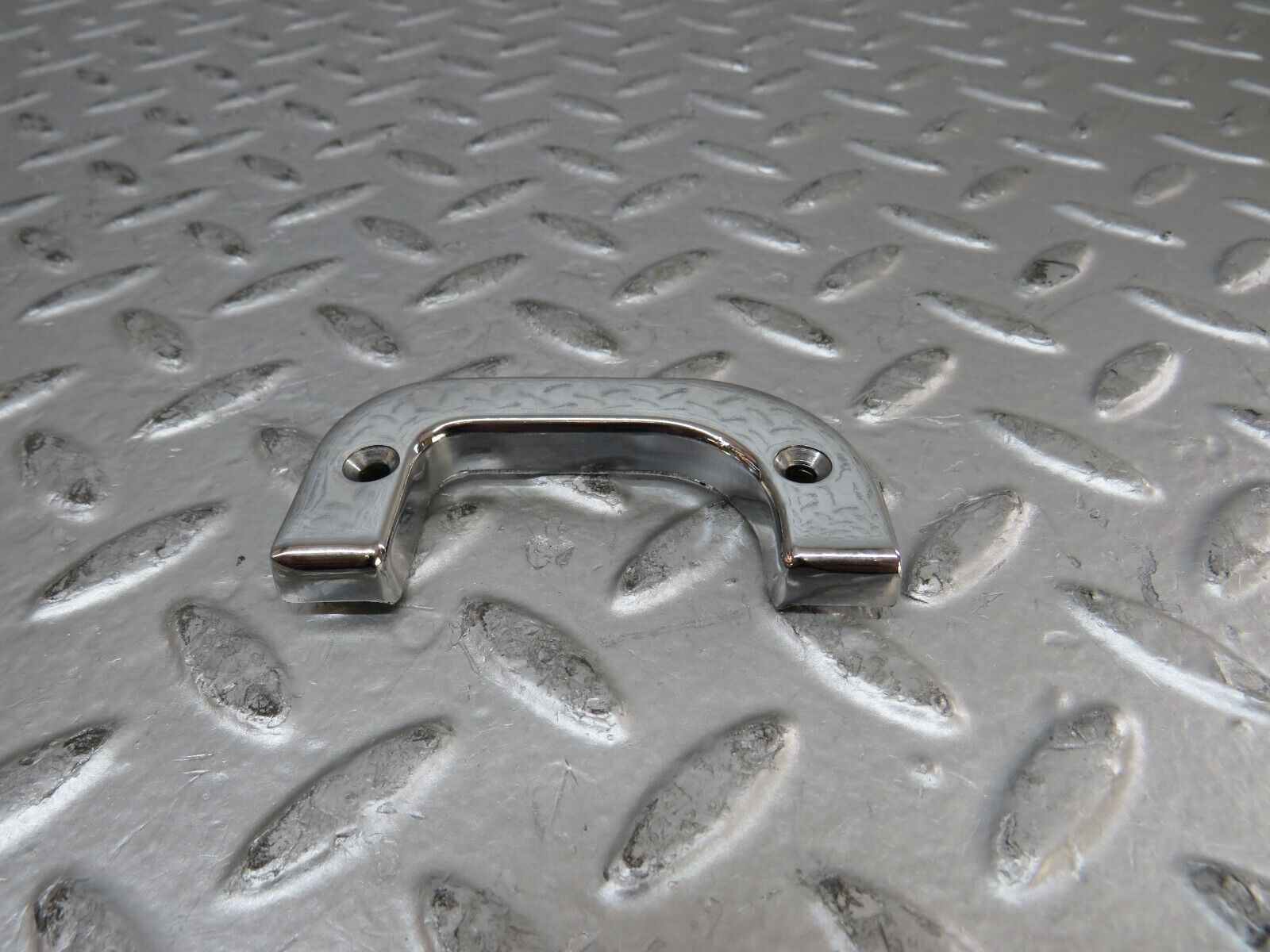 27169 Mercedes-Benz W123 280E Right Interior Chrome Door Latch Trim 1237230224