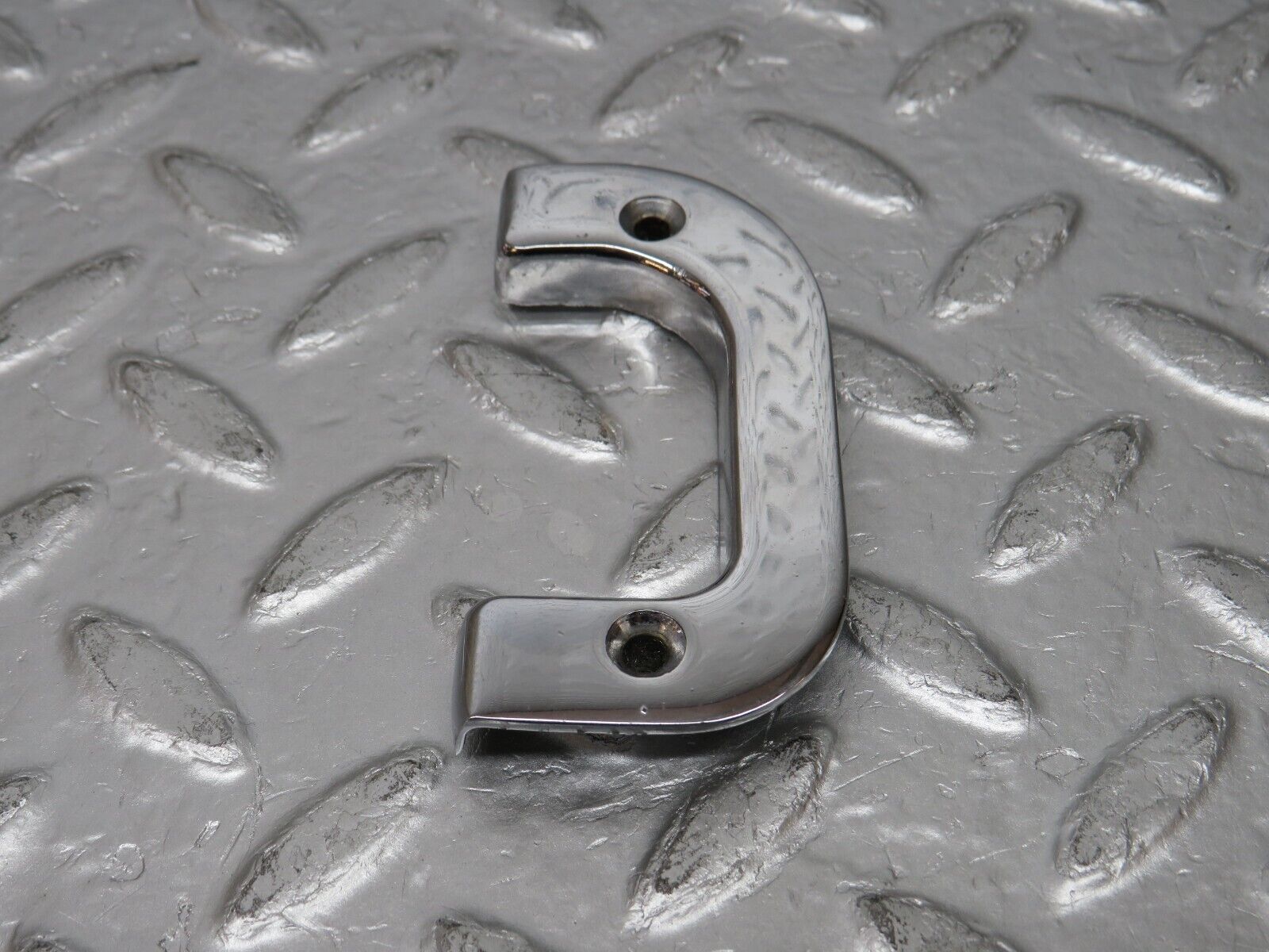 30999 Mercedes-Benz W123 200D Left Interior Chrome Door Latch Trim 1237230124