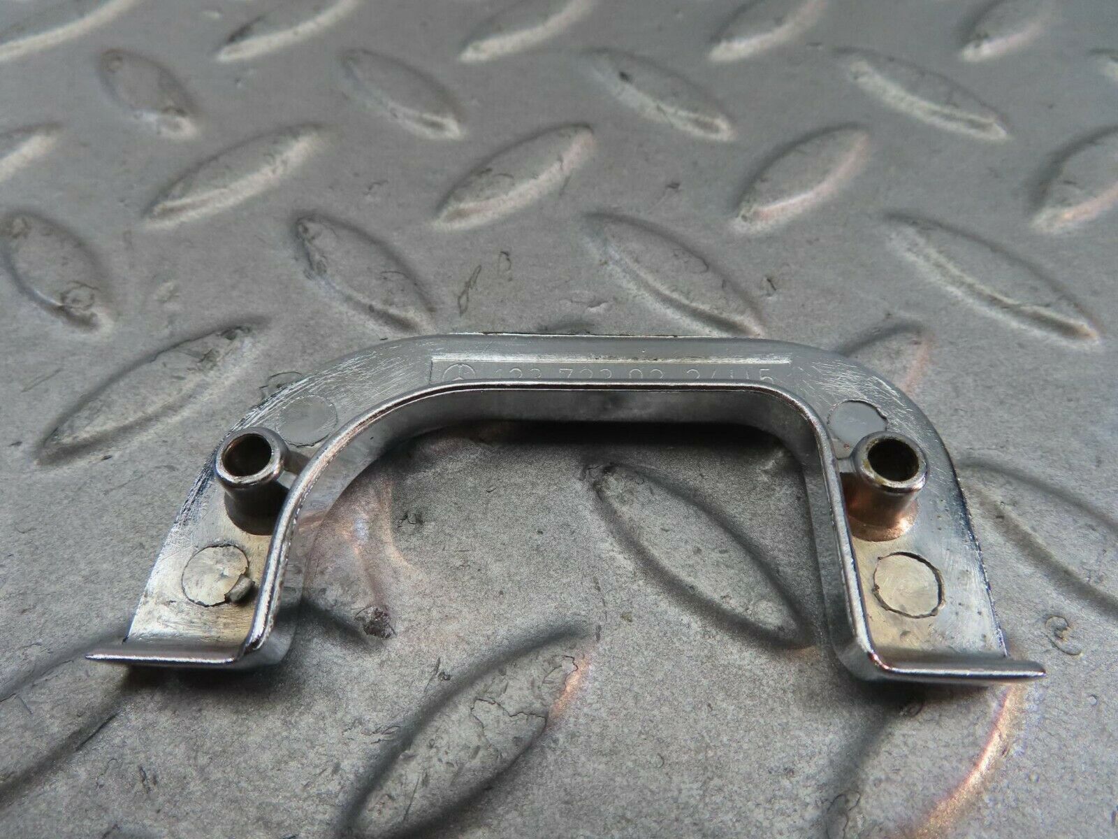 8724 Mercedes-Benz W123 Right Interior Chrome Door Latch Trim 1237230224