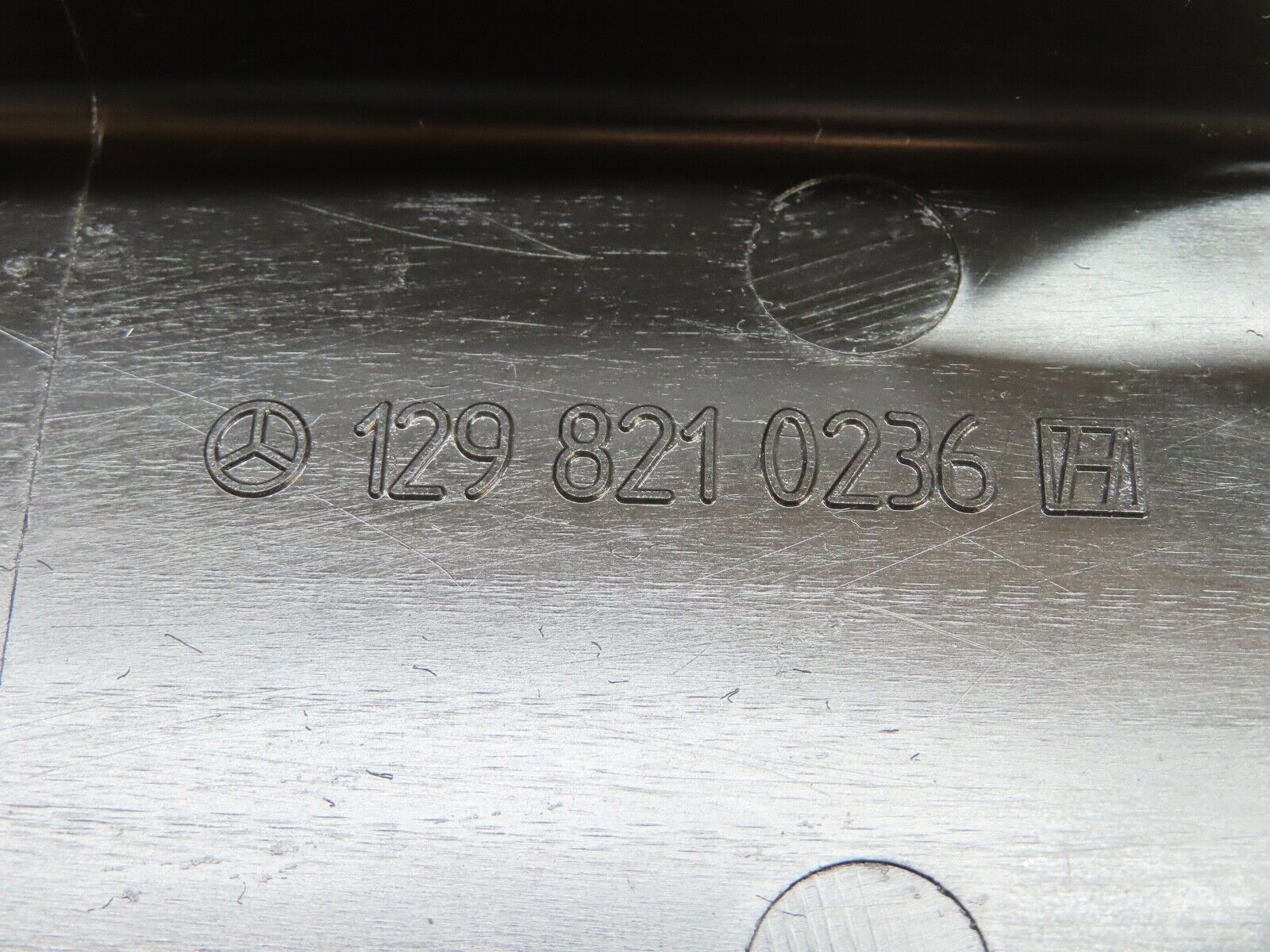 17459 Mercedes-Benz R129 300SL Coupe Front Cable Channel Right Side 1298210236