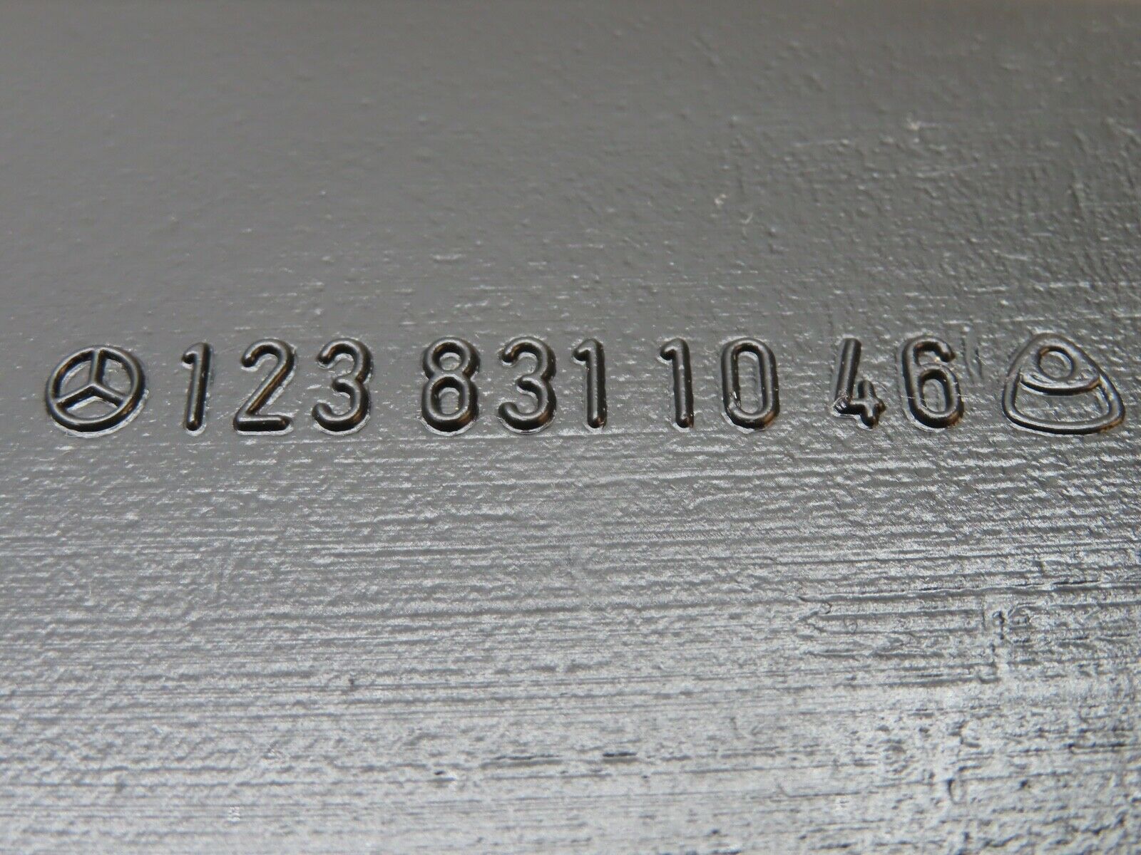 21160 Mercedes-Benz W123 230E Air Duct Heater Ventilation Right 1238311046