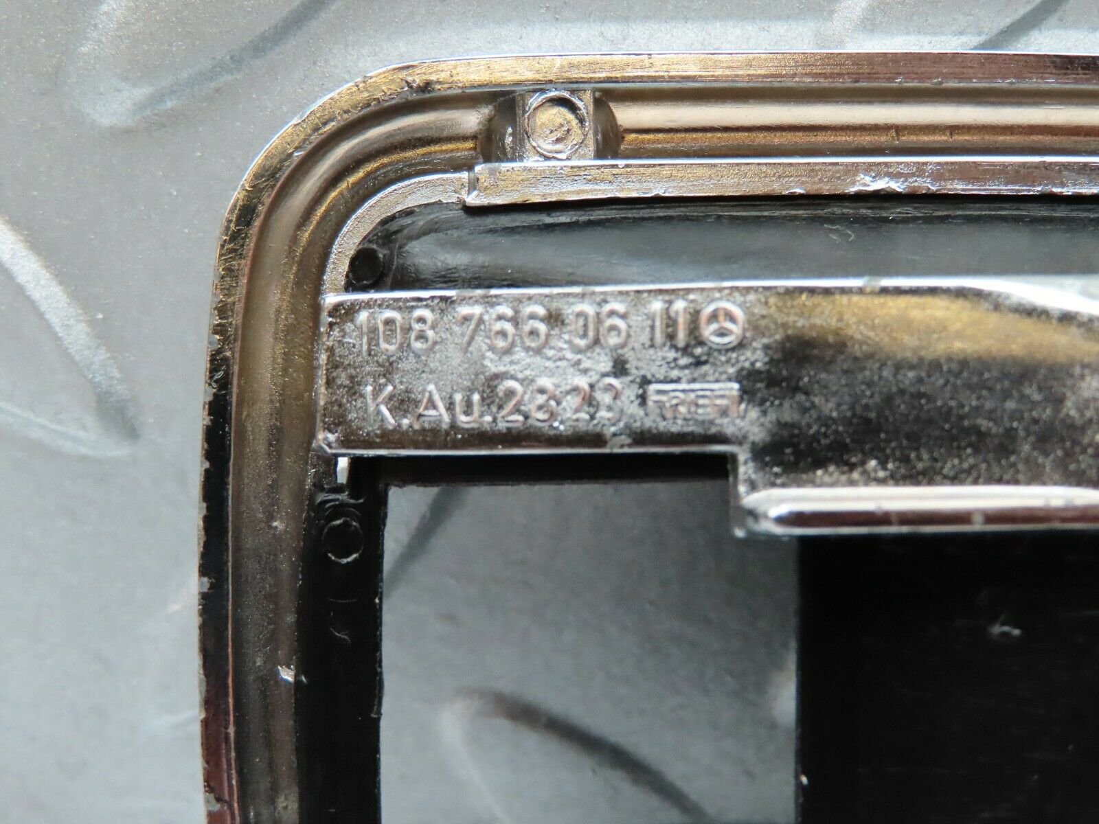 4524 Mercedes-Benz W123 230E Chrome Frame For Door Opener Right 1087660611