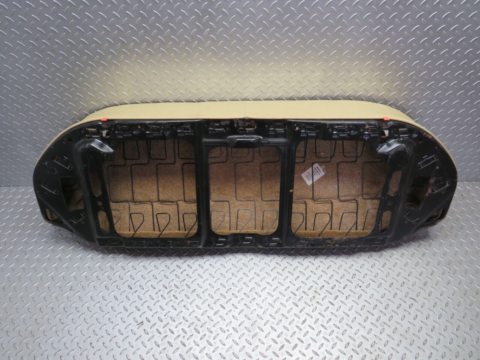 3247 Mercedes-Benz W123 230E Rear Seat Beige Fabric 1239203150