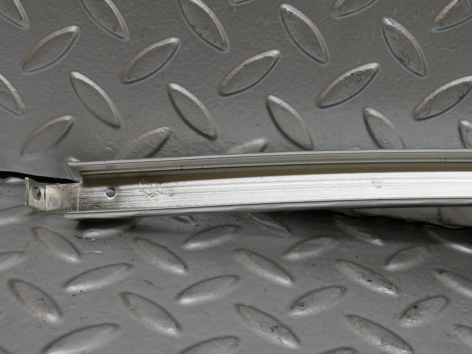 28060 Mercedes-Benz W123 280E Rear Left Door Chrome Window Channel