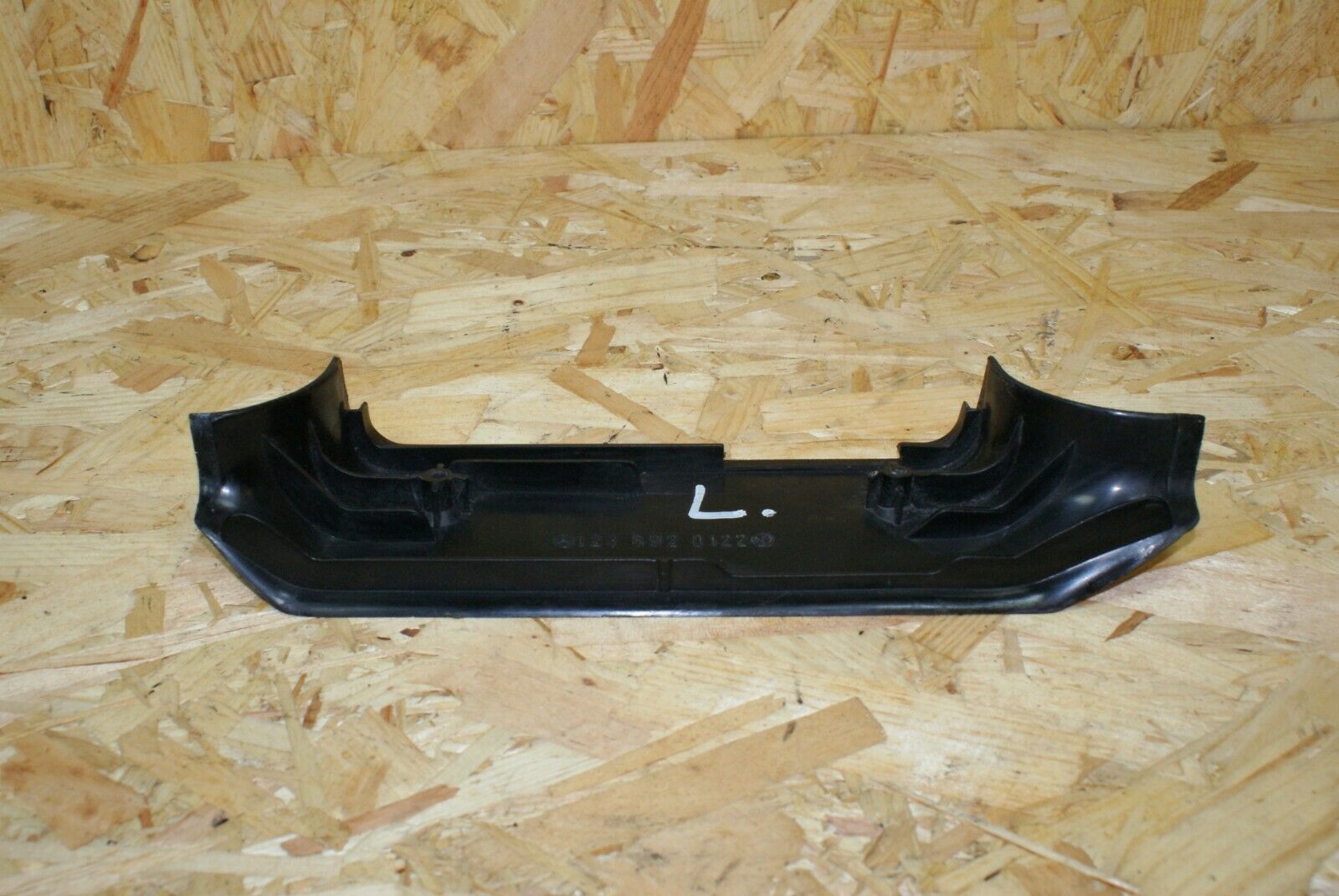 2232 Mercedes-Benz W123 280E B Pillar Left Lower Trim Panel Black 1236920122