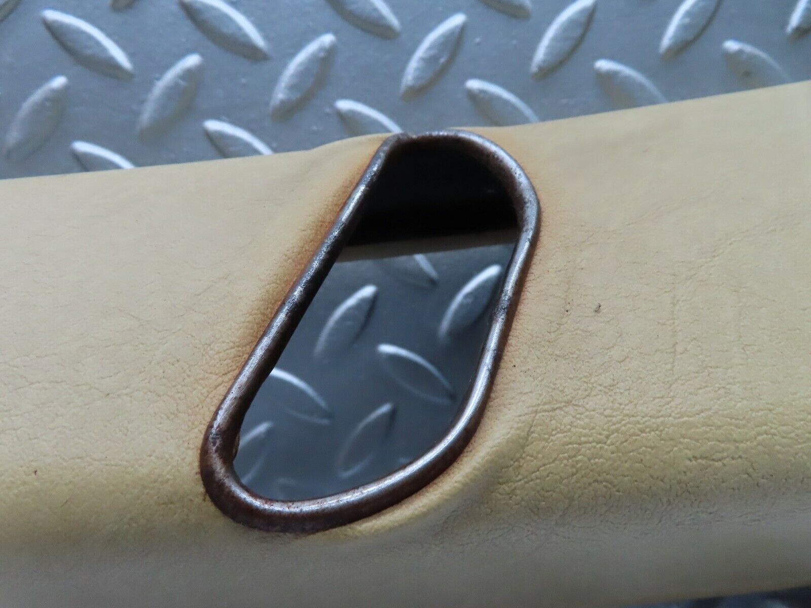 21042 Mercedes-Benz W123 230E B Pillar Cover Right Side Beige