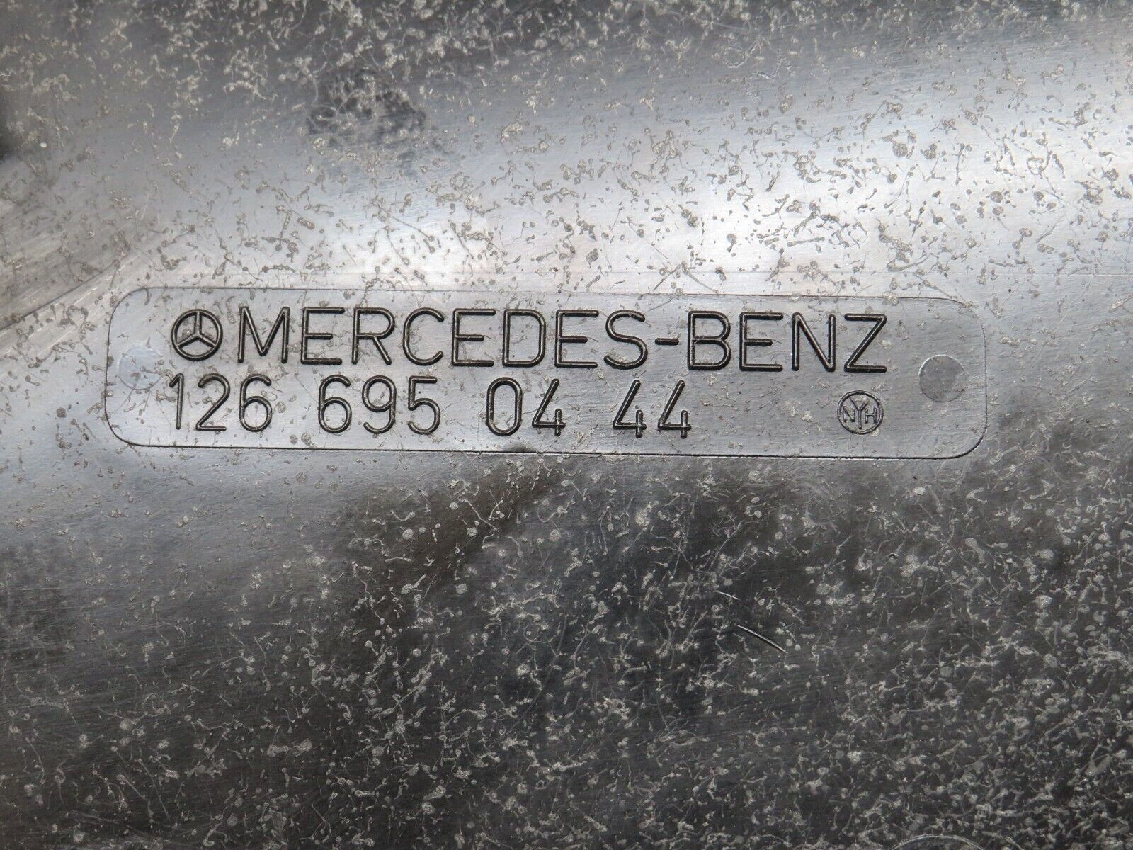 35960 Mercedes-Benz W126 420SE C Pillar Cover Panel Right Side Grey 1266950444