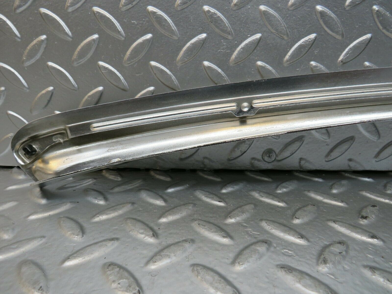23369 Mercedes-Benz W116 350SE C Pillar Chrome Moulding Trim Left Side