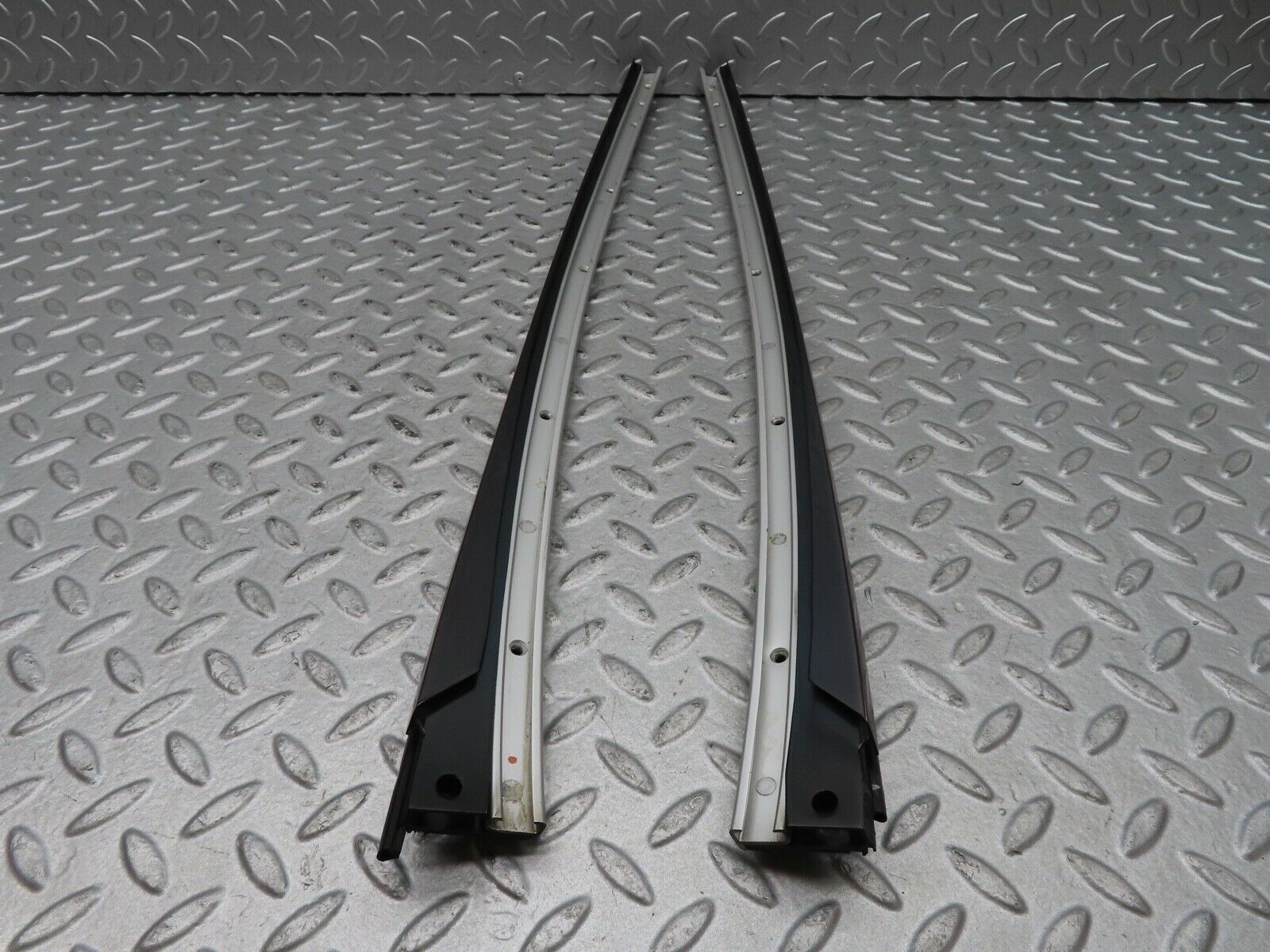 17207 Mercedes-Benz R129 300SL Coupe A Pillar Chrome Trim Cover Pair