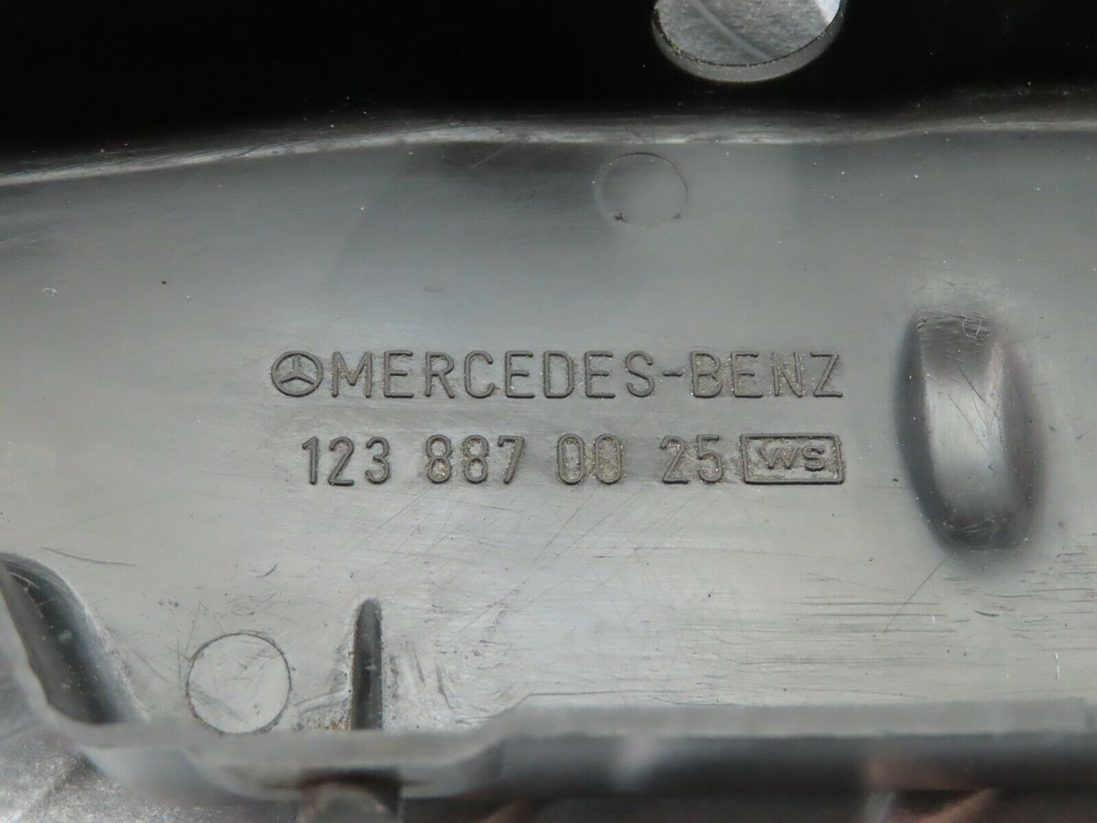 5781 Mercedes-Benz W123 200 Bonnet Lock Catch Cover 1238870025