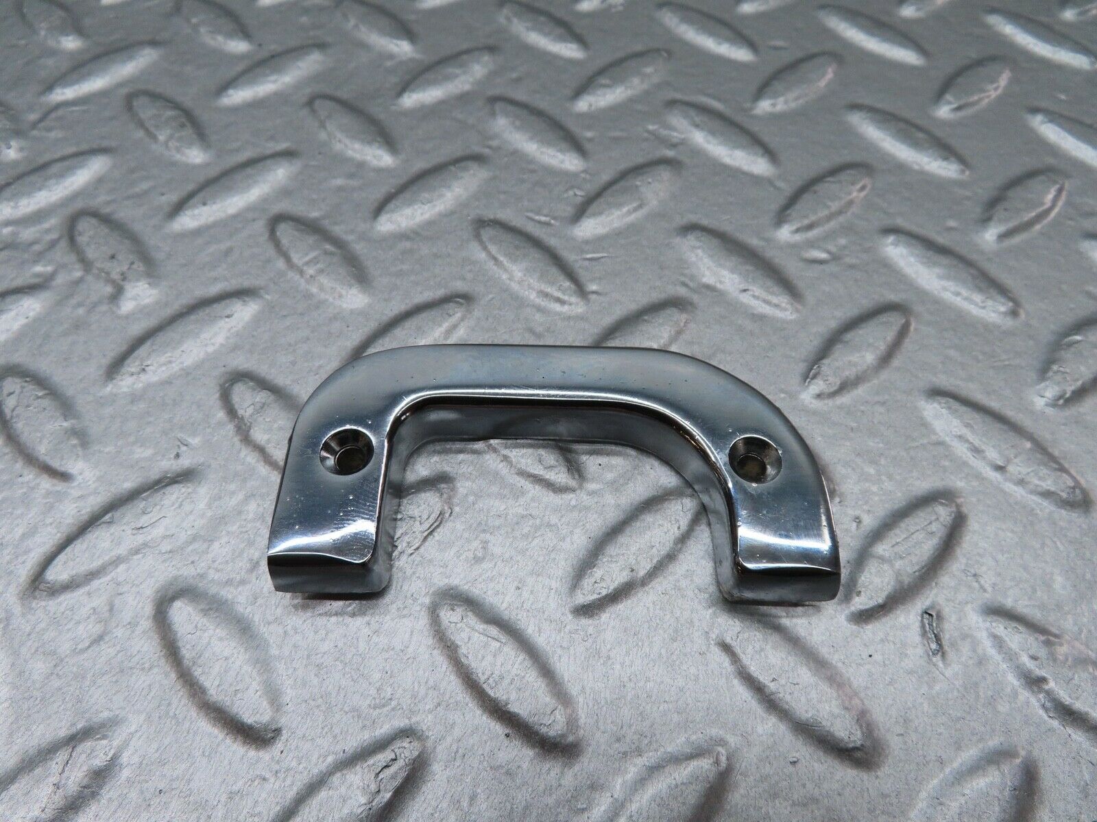 17953 Mercedes-Benz W123 200 Right Interior Chrome Door Latch Trim 1237230224