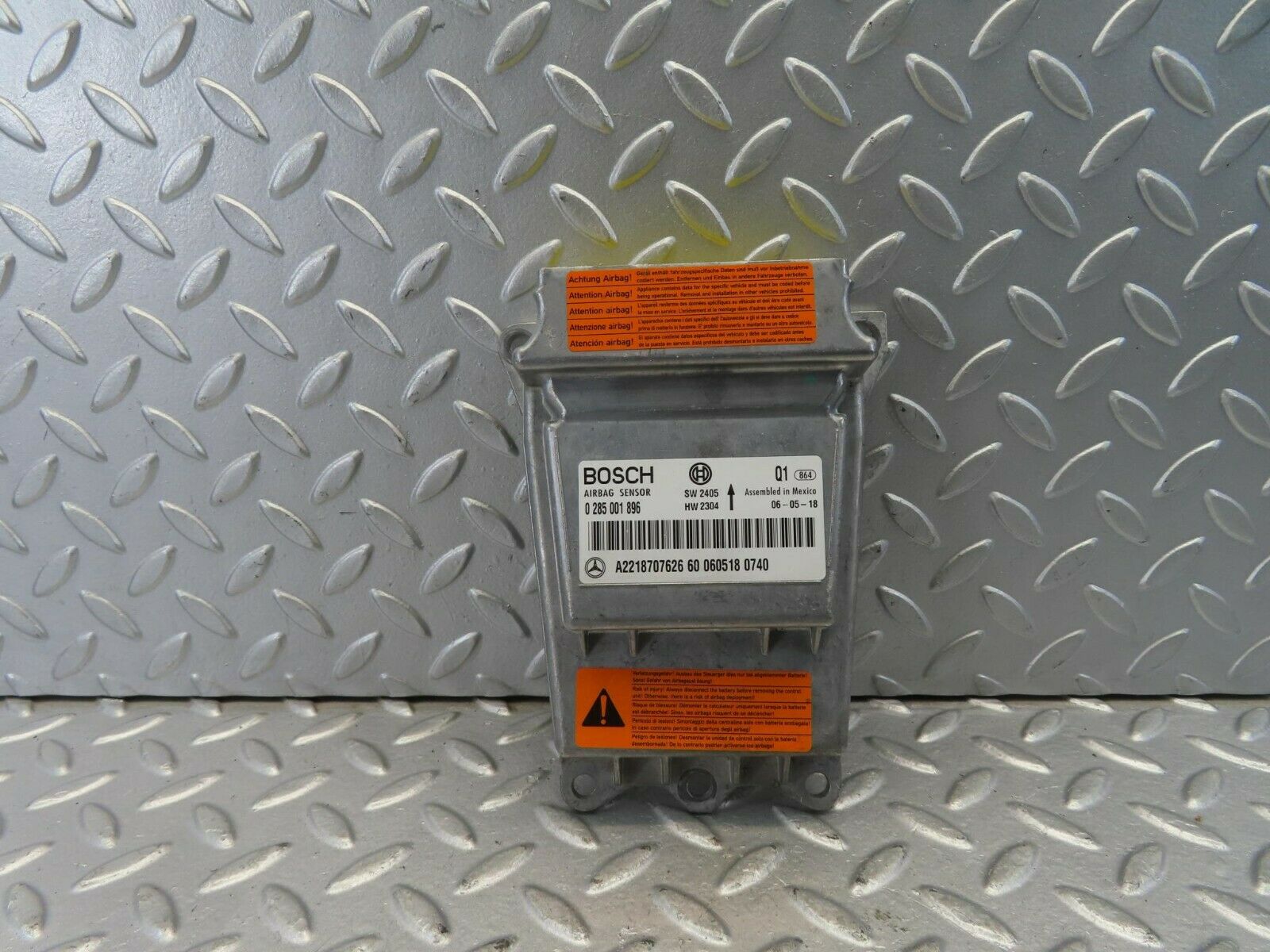 11184 Mercedes-Benz W221 S320 Airbag Module 0285001896