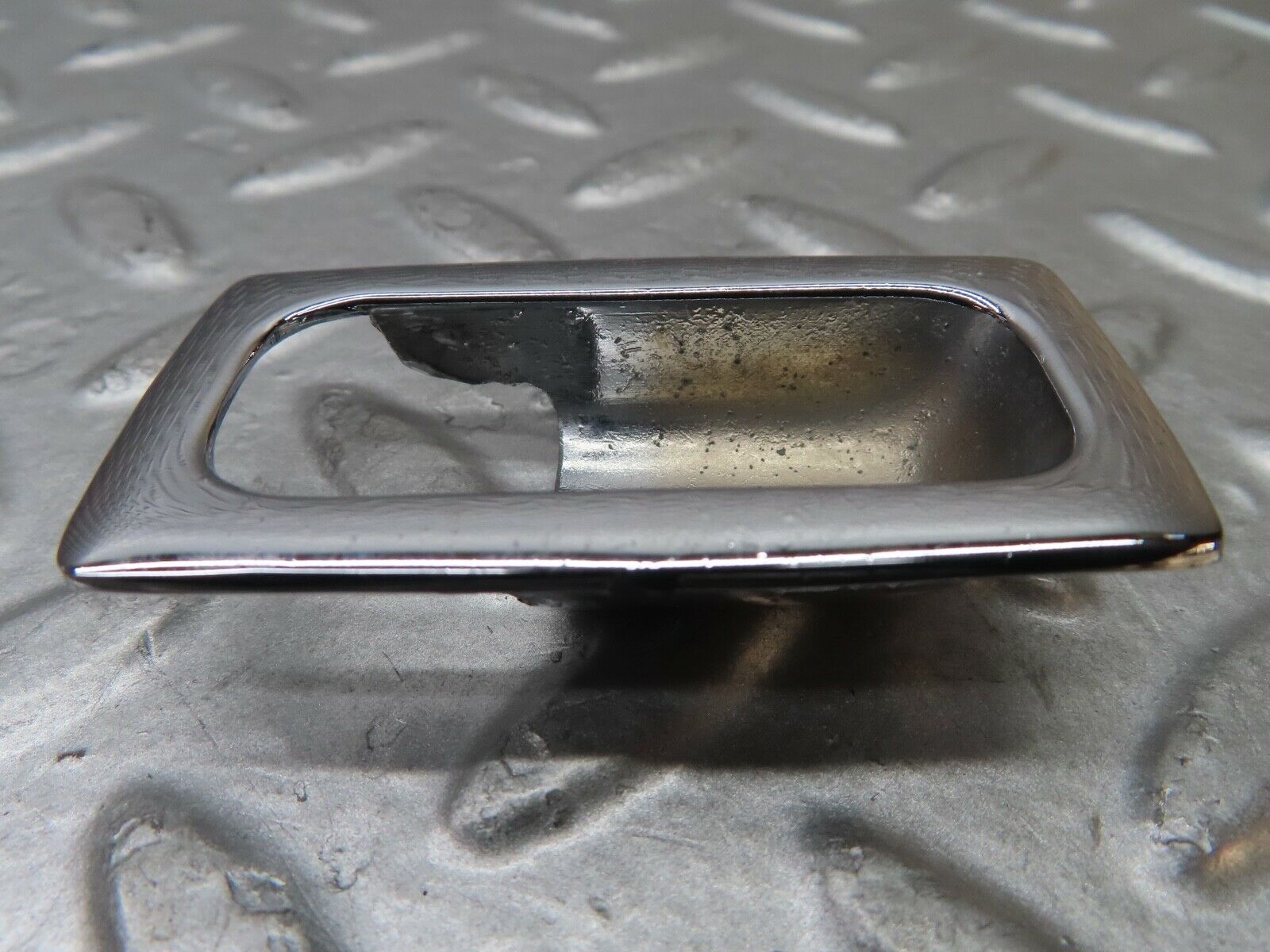 20839 Mercedes-Benz W114 250CE Coupe Door Lock Handle Surround Chrome