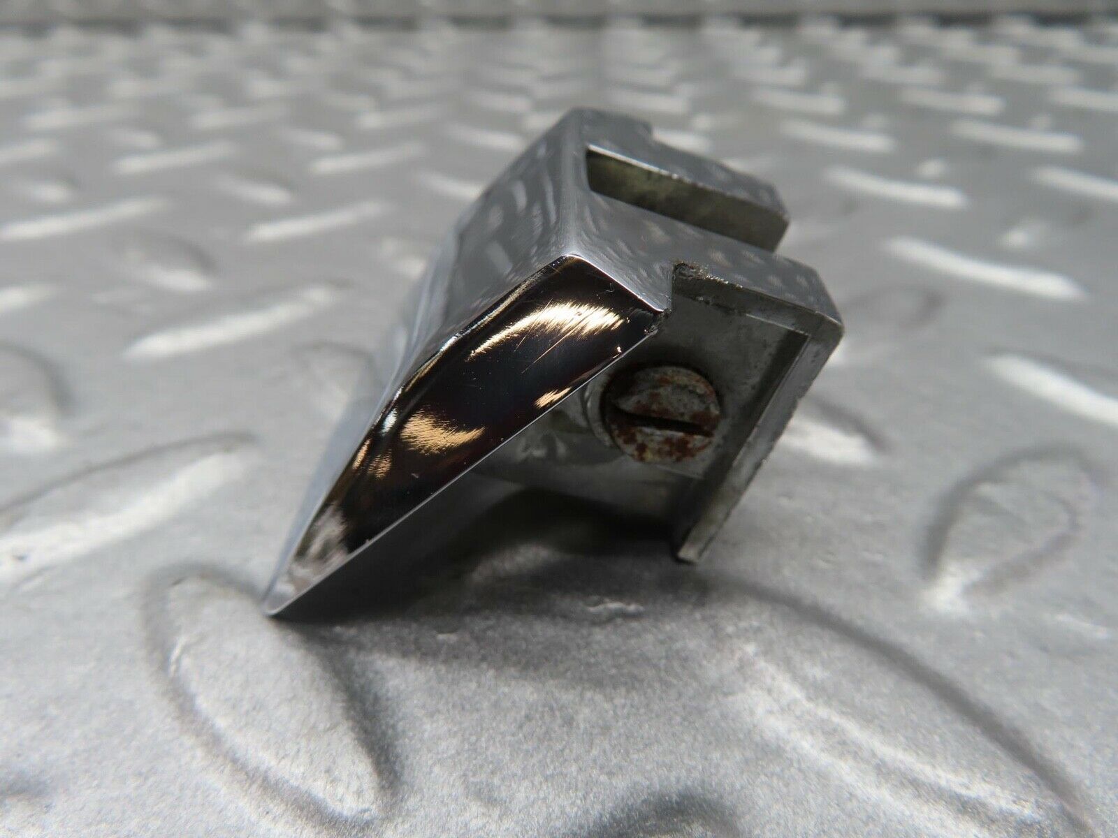 14144 Mercedes-Benz C107 280SLC Left Door Window Channel Chrome Top