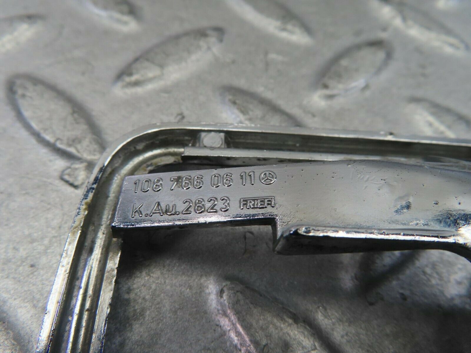 8644 Mercedes-Benz W108 Chrome Frame For Door Opener Right 1087660611