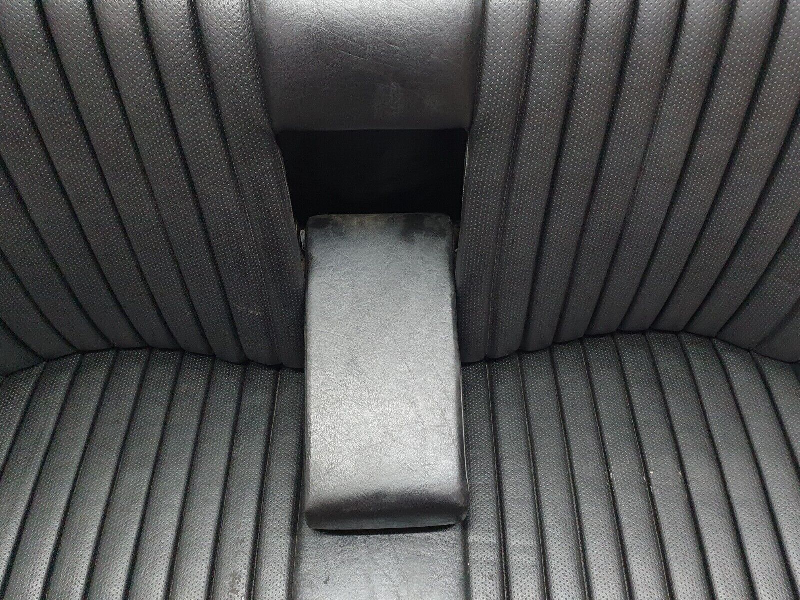 40811 Mercedes-Benz W123 300D Rear Seat Leather Black 1269201616