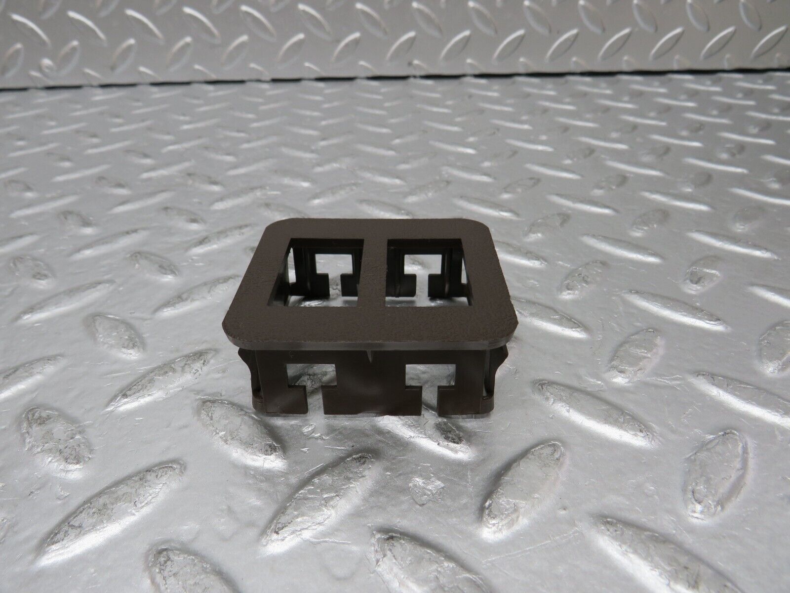 30024 Porsche 924 Rear Heated Window Switch Surround Brown 477857138