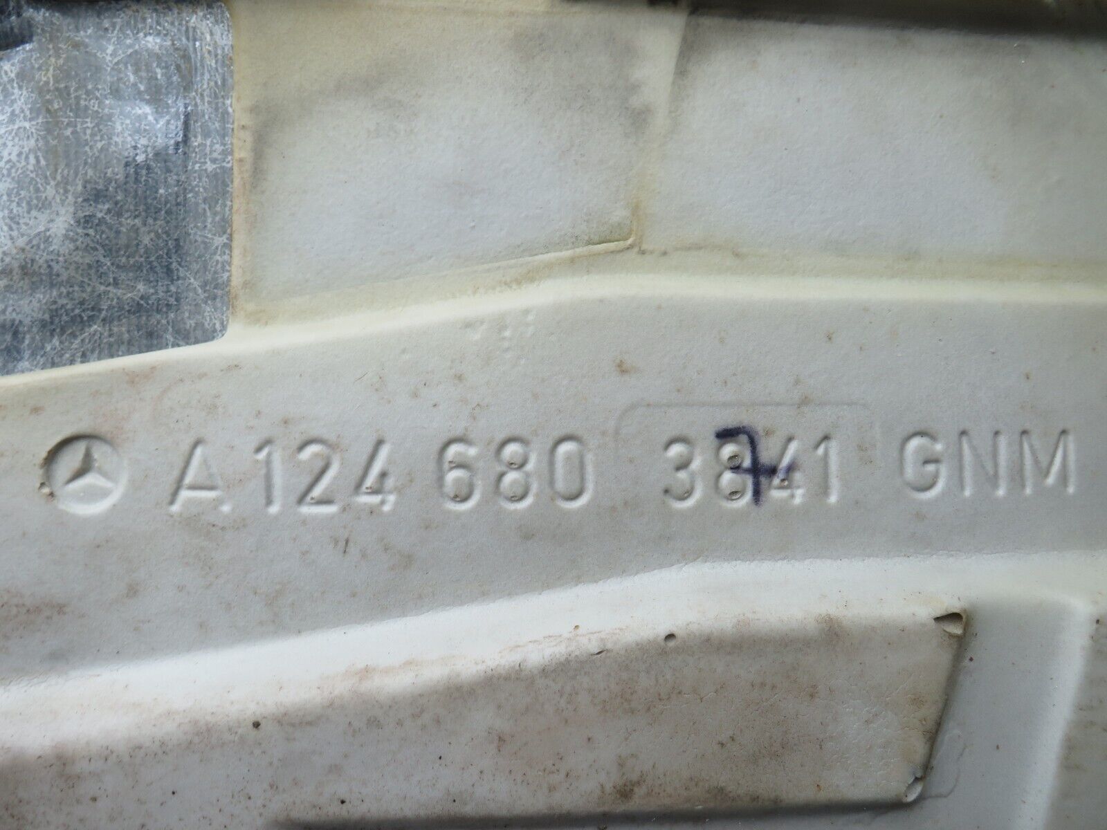 30326 Mercedes-Benz W124 230E Rear Floor Carpet Grey