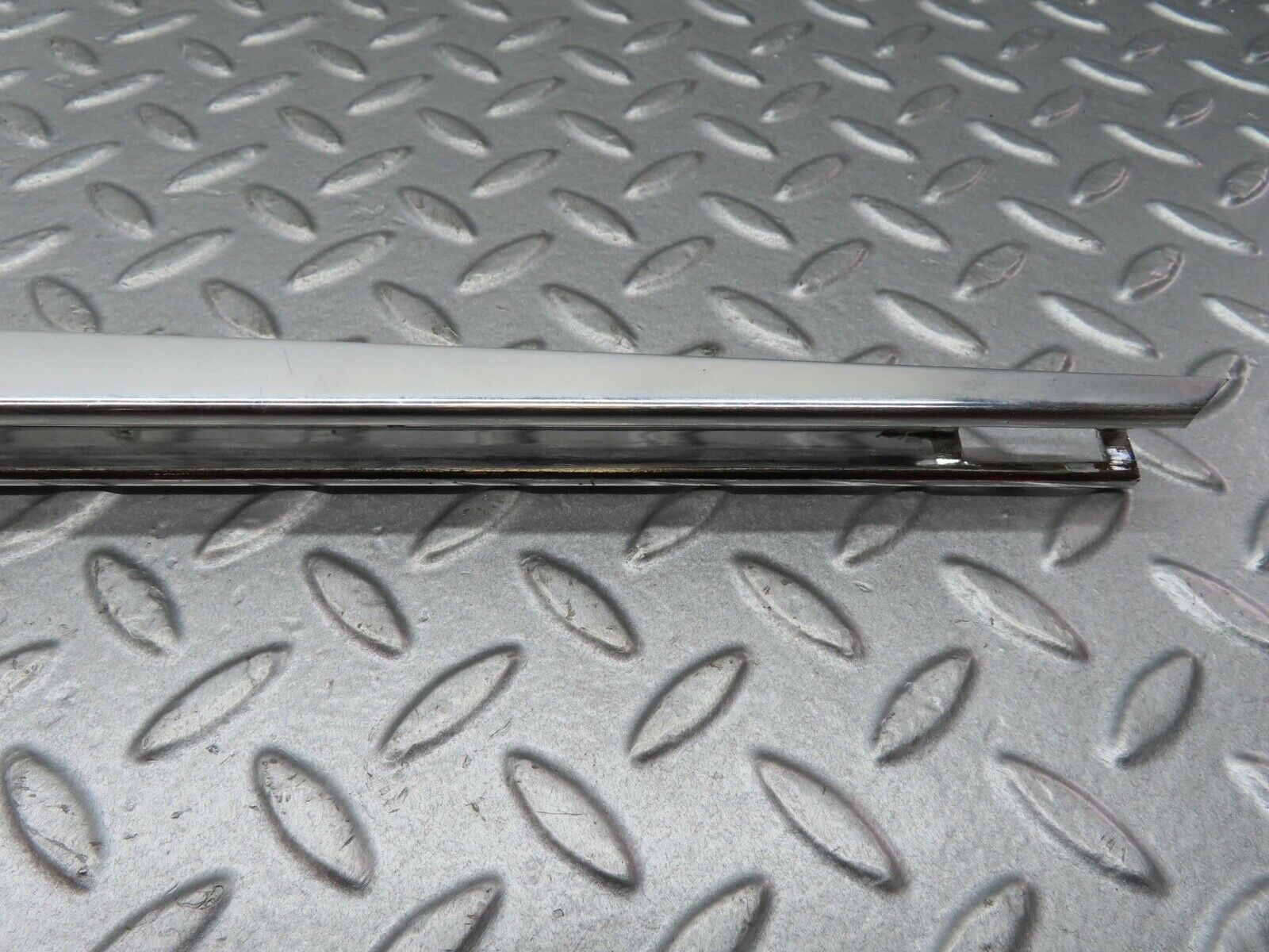 13193 Mercedes-Benz W111 220S Rear Left Door Front Chrome Window Channel