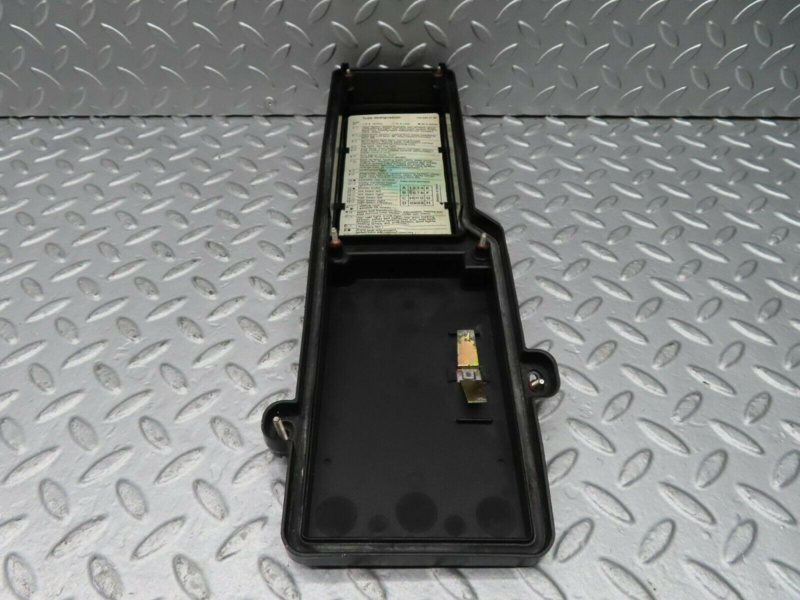 16286 Mercedes-Benz W124 260E Fuse Box Cover Lid 1245400182
