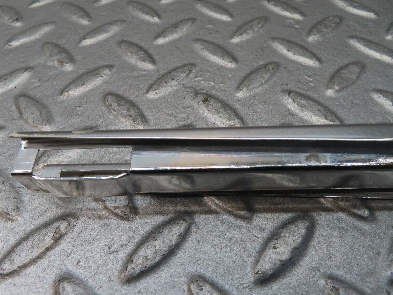 13190 Mercedes-Benz W111 220S Rear Right Door Front Chrome Window Channel