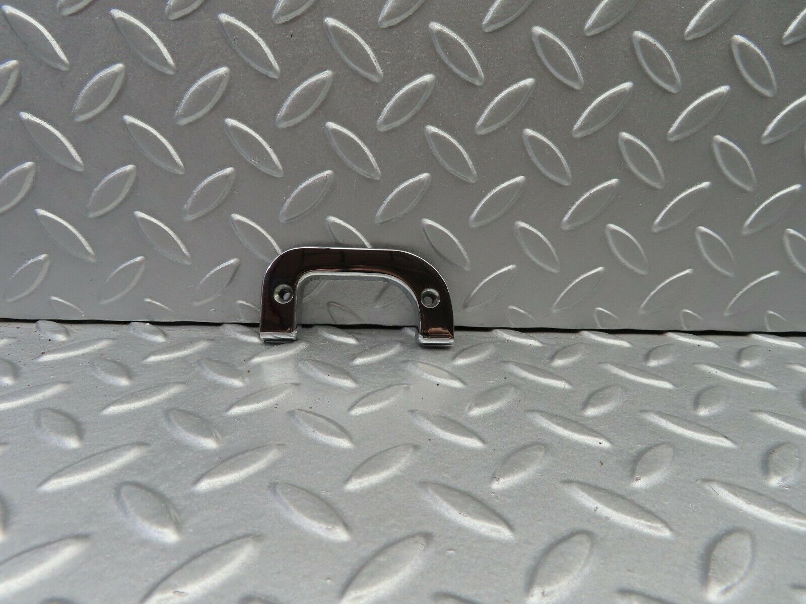 5842 Mercedes-Benz W123 200 Right Interior Chrome Door Latch Trim 1237230224