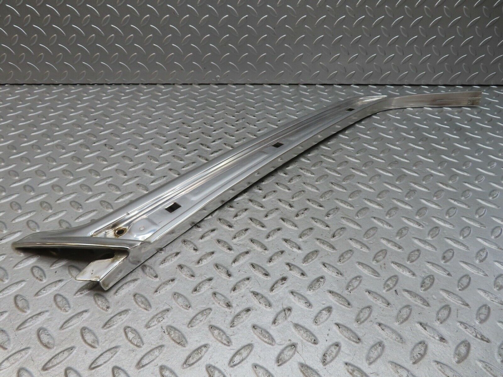 17683 Mercedes-Benz W116 450SEL A Pillar Chrome Moulding Trim Left Side
