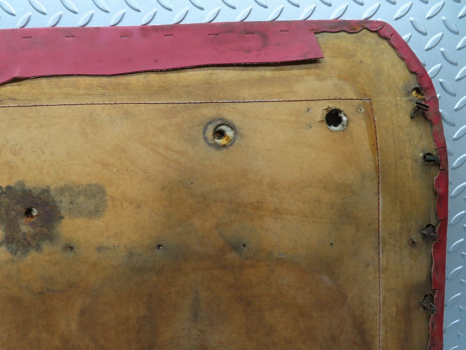 18768 Mercedes-Benz W120 W121 Ponton Front Right Door Card Red