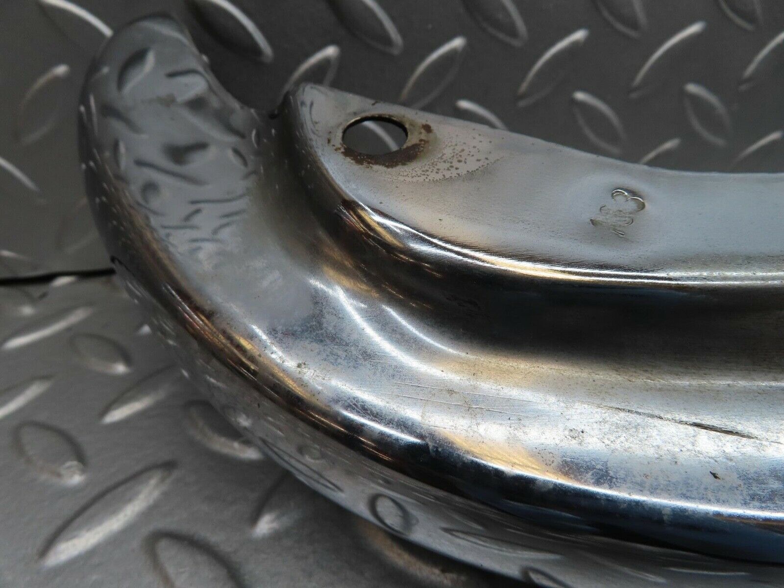 12603 Mercedes-Benz W108 280SE 3.5 Rear Left Upper Bumper Corner