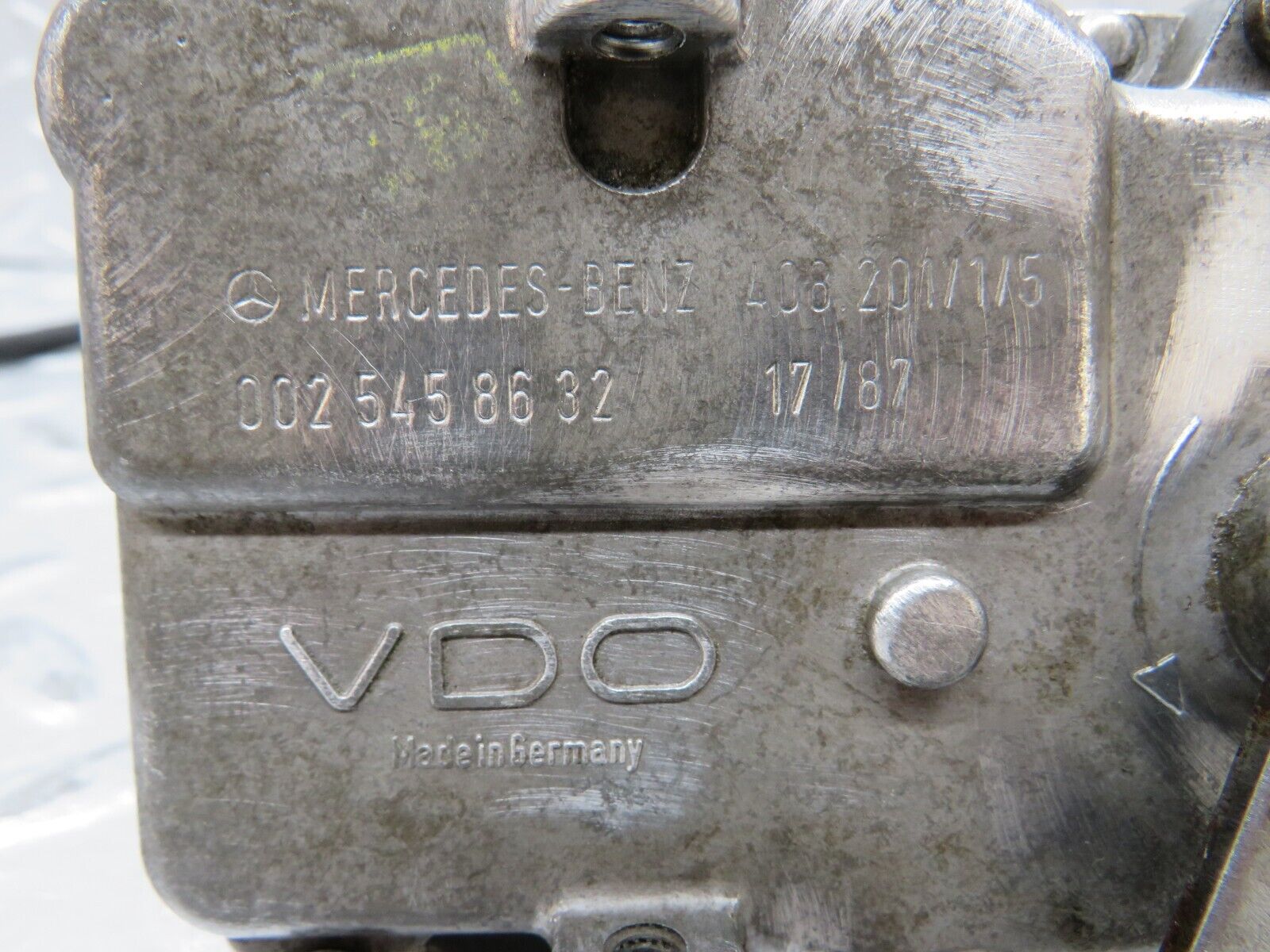 37117 Mercedes-Benz C126 420SEC Coupe Cruise Control Actuator VDO 0025458632
