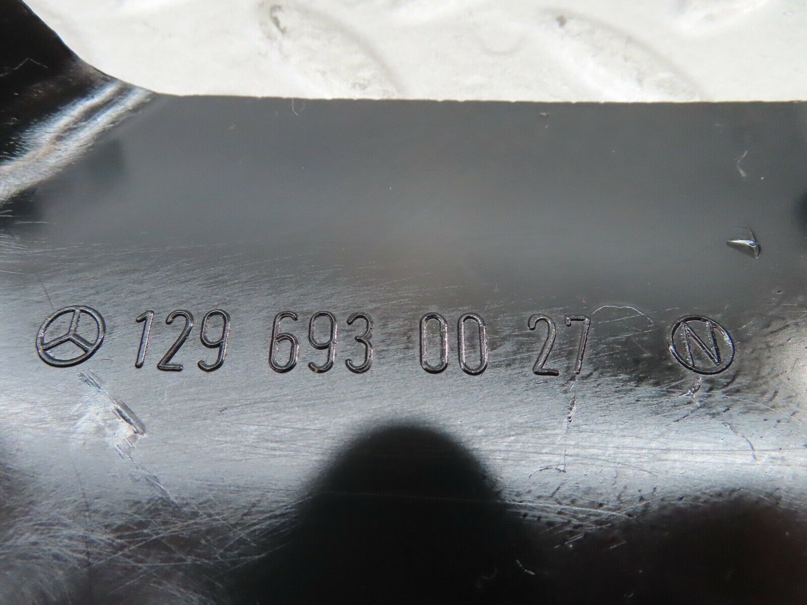 17152 Mercedes-Benz R129 300SL Coupe Trunk Lock Cover 1296930027