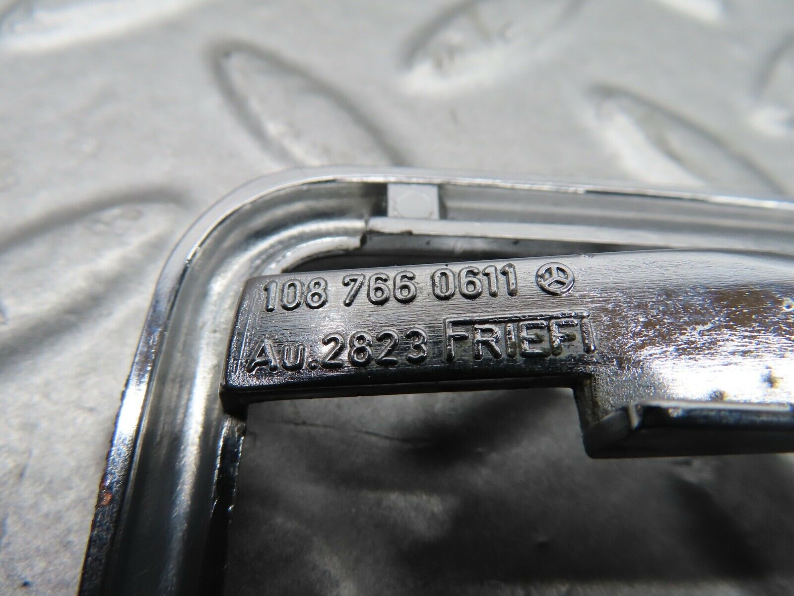 21077 Mercedes-Benz W123 230E Chrome Frame For Door Opener Right 1087660611