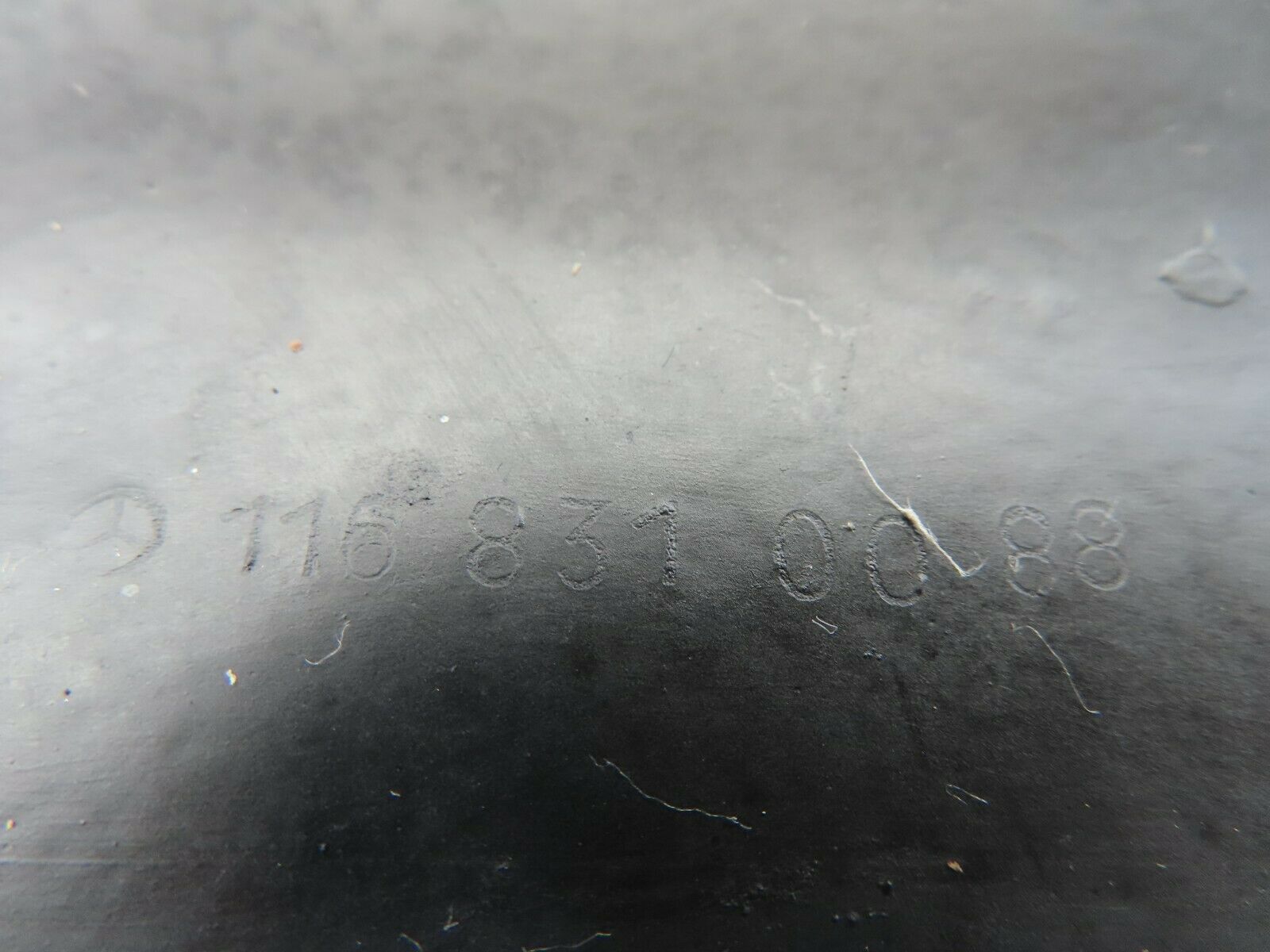 7459 Mercedes-Benz W116 450SE Heating Duct Rubber Ventilation 1168310088