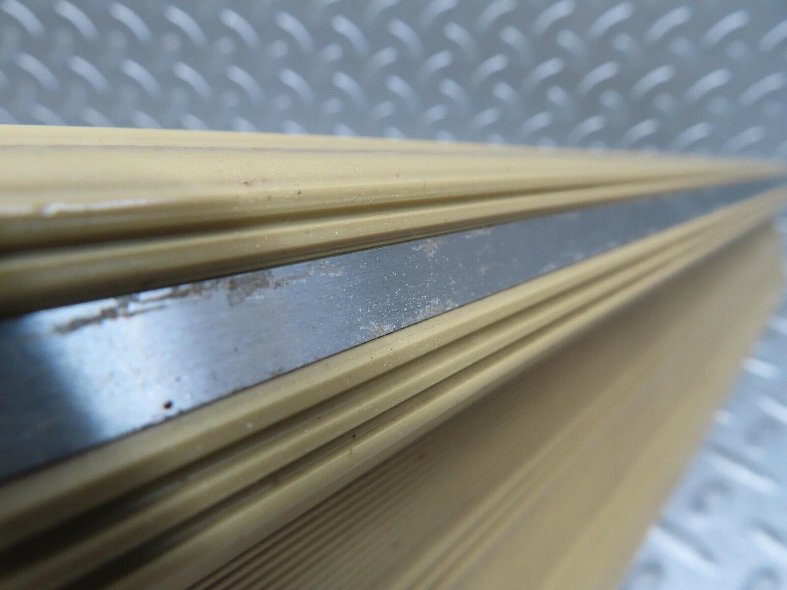 15391 Mercedes-Benz W123 230E Rear Right Door Sill Trim Beige