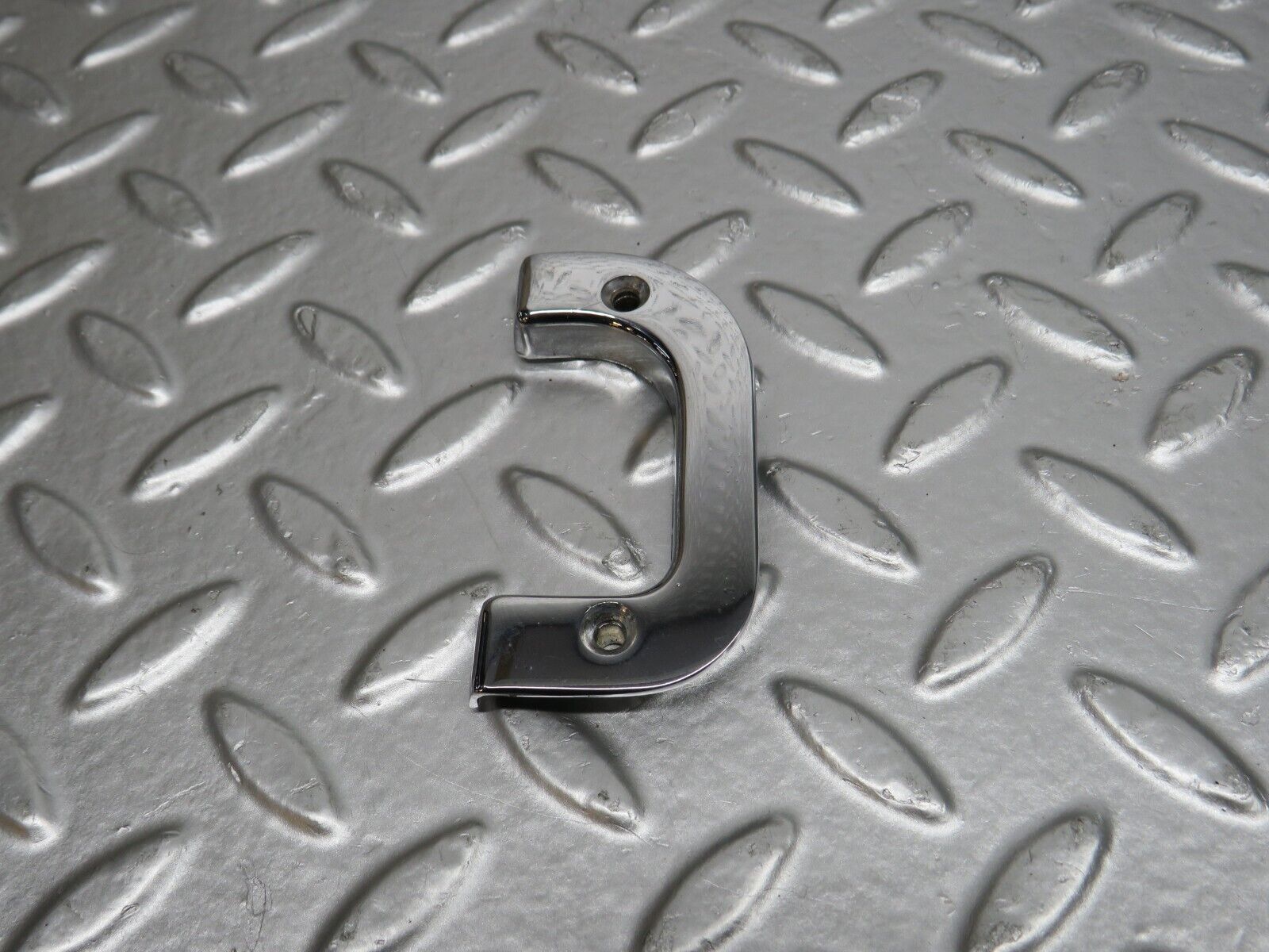 32179 Mercedes-Benz W123 230E Left Interior Chrome Door Latch Trim 1237230124