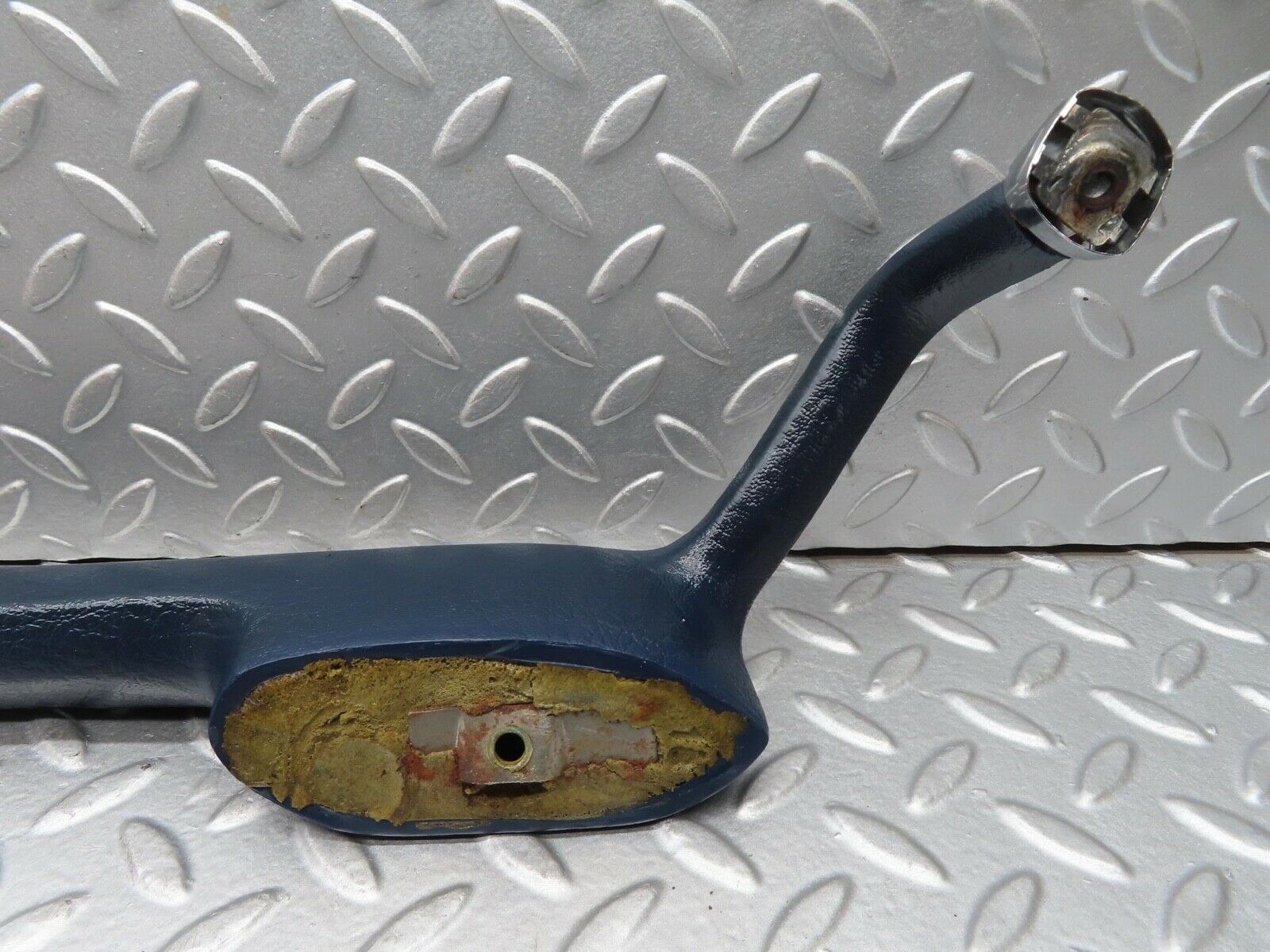 1214 Mercedes-Benz W108 280SE Door Handle Interior Front Right Blue