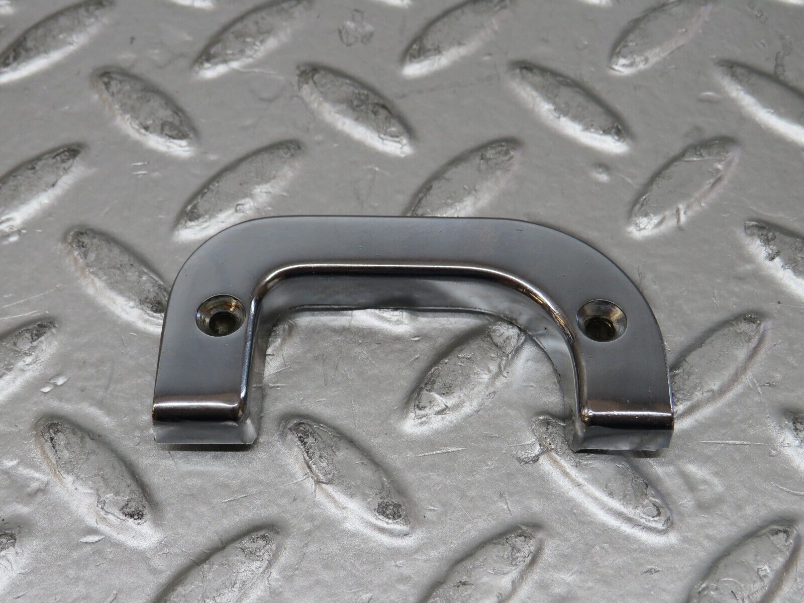 26799 Mercedes-Benz W123 240D Right Interior Door Chrome Latch Trim 1237230224