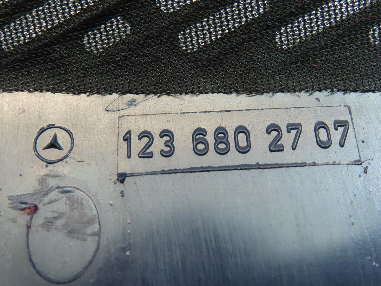 11491 Mercedes-Benz C123 230CE Coupe Front Right Speaker Cover Blue 1236802707