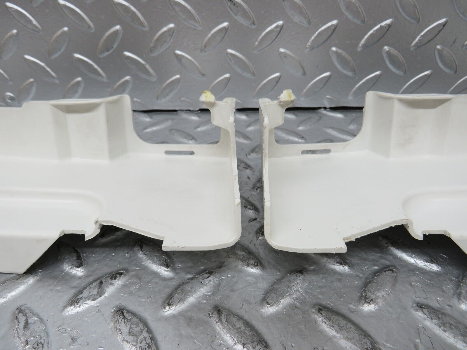 25972 Mercedes-Benz W124 280E Front Door Lock Cover Pair 1247231808 1247231708