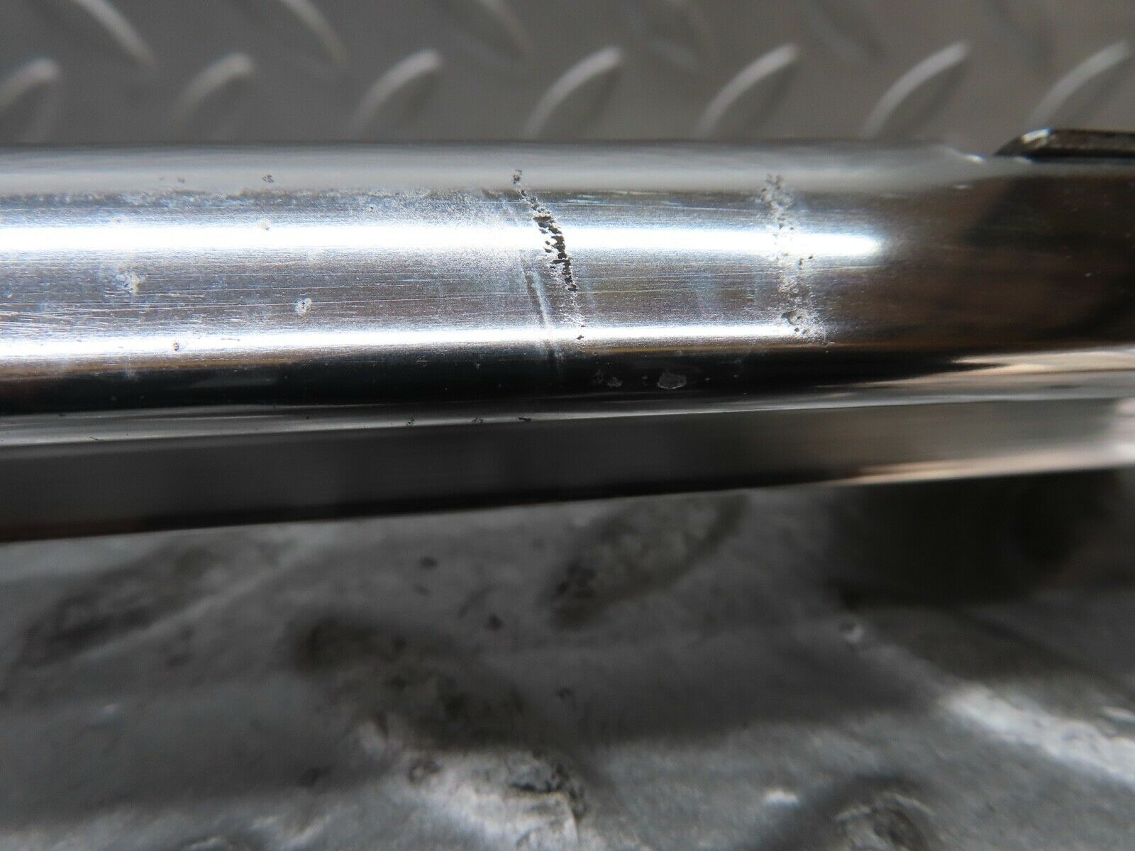 19133 Mercedes-Benz W123 300D Rear Left Door Chrome Window Channel