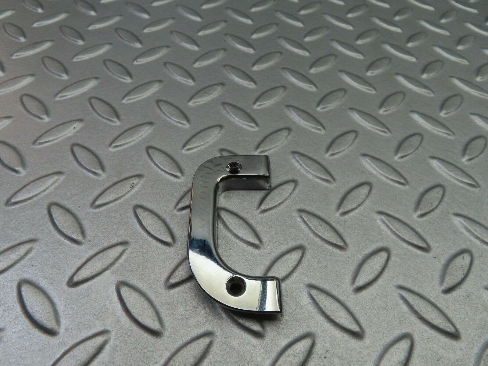 5841 Mercedes-Benz W123 200 Left Interior Chrome Door Latch Trim 1237230124