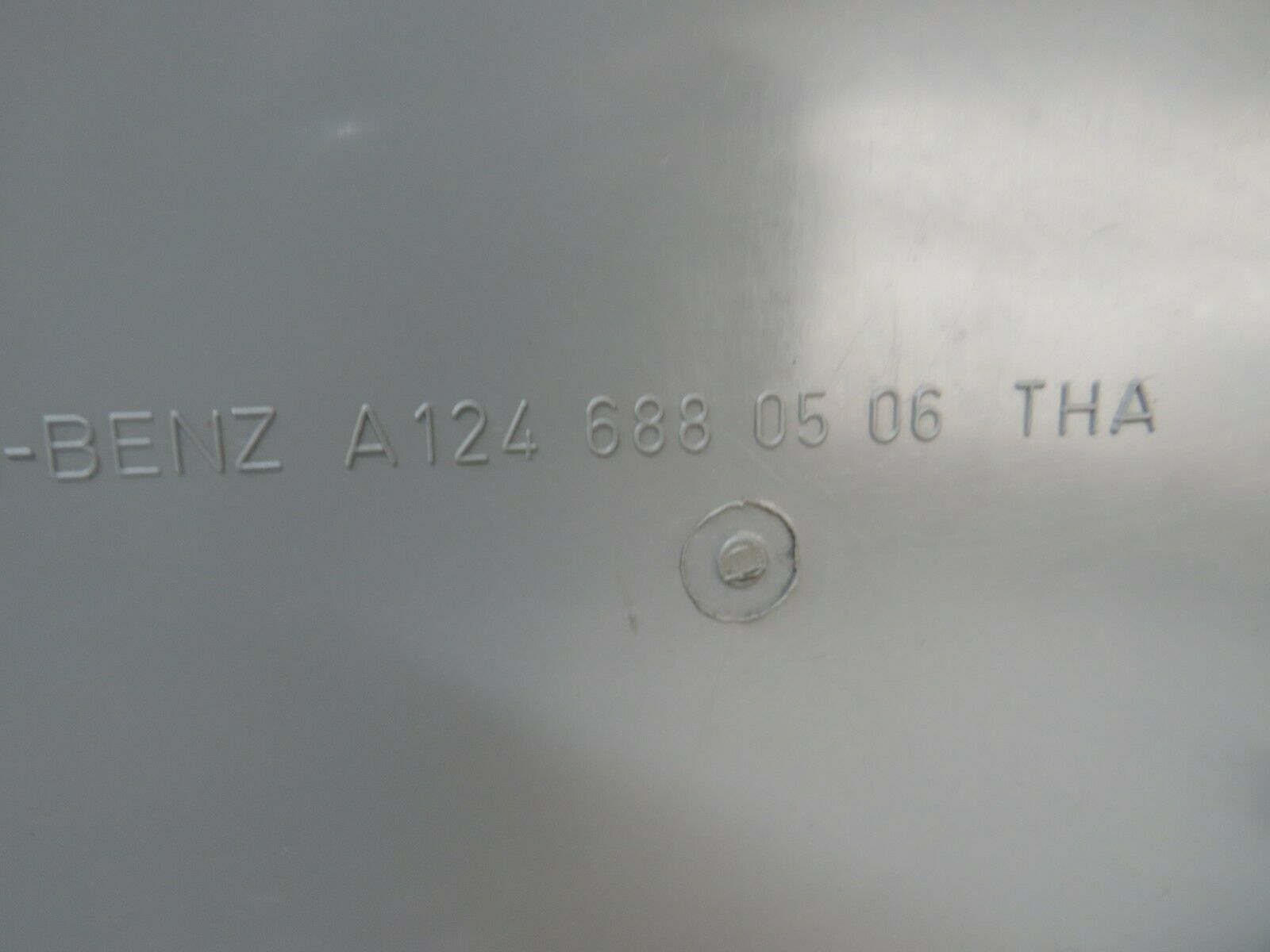 24210 Mercedes-Benz S124 220TE Front Left Kick Panel Trim Grey 1246880506