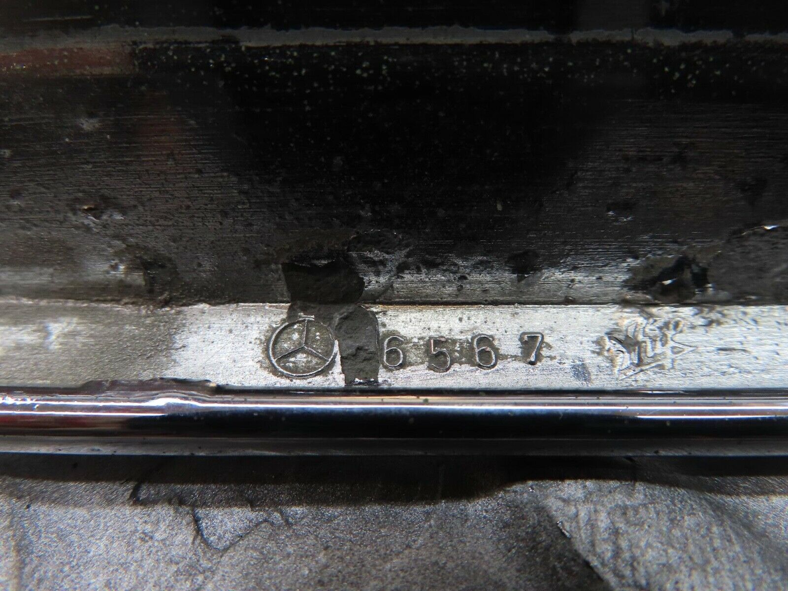 12332 Mercedes-Benz W108 Trunk Lid Chrome Handle