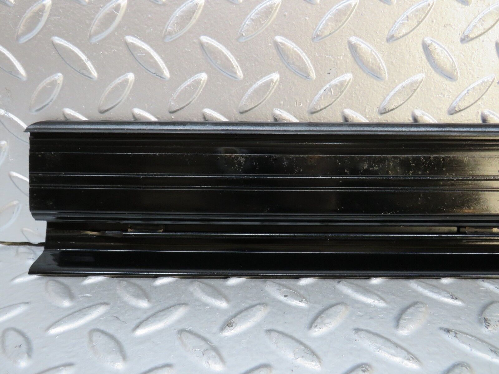 28250 Mercedes-Benz S123 240D Wagon Front Left Door Sill Trim Black