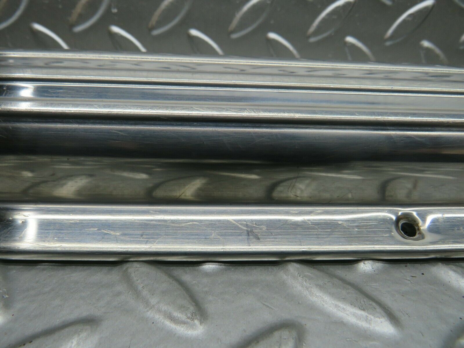 22707 Mercedes-Benz C107 450SLC Coupe Left Door Sill Chrome