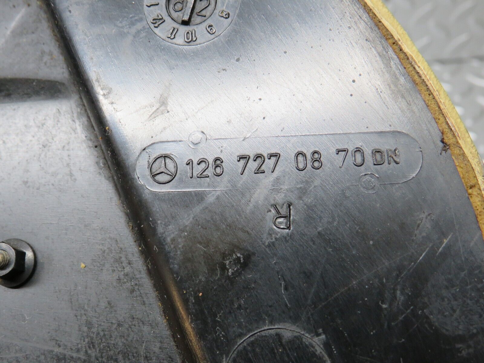 34386 Mercedes-Benz C126 380SEC Coupe Right Door Card 1267270870