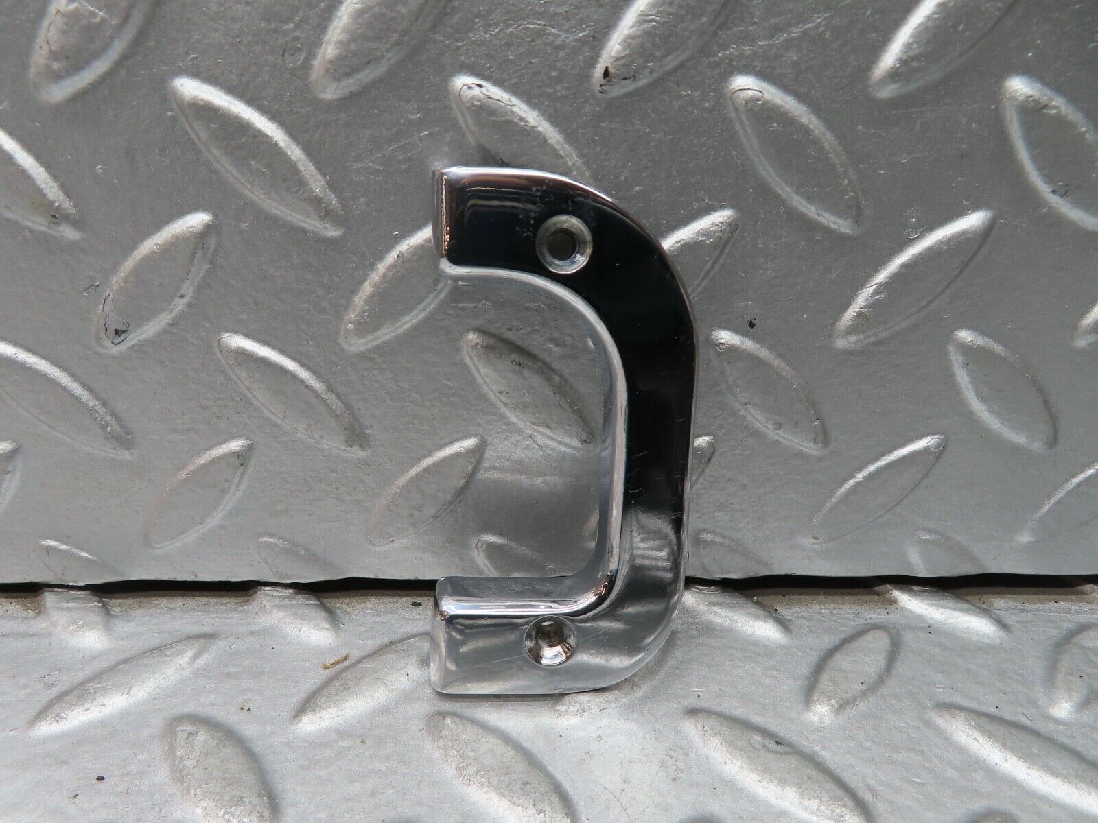 21492 Mercedes-Benz W126 300SE Left Chrome Door Latch Trim 1237230124