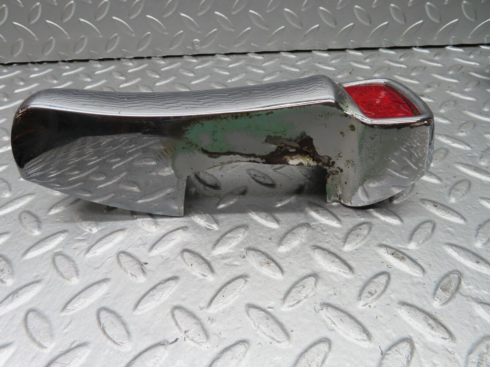 19795 Mercedes-Benz W121 190b Ponton Rear Bumper Chrome Overriders Pair